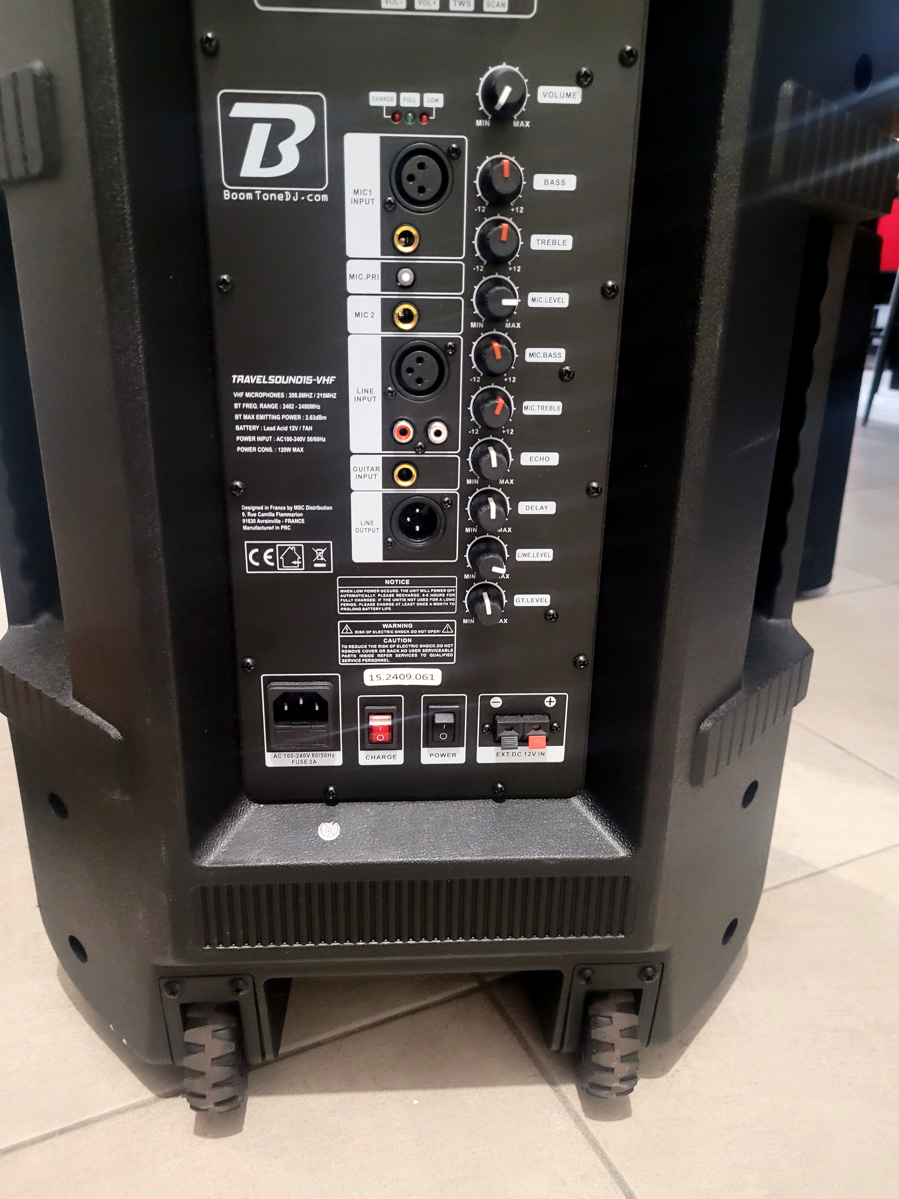 Vends Sono portable TRAVELSOUND15