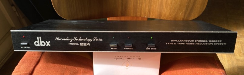 DBX 224 tape noise reduction system / Studer Akai Otari Tascam