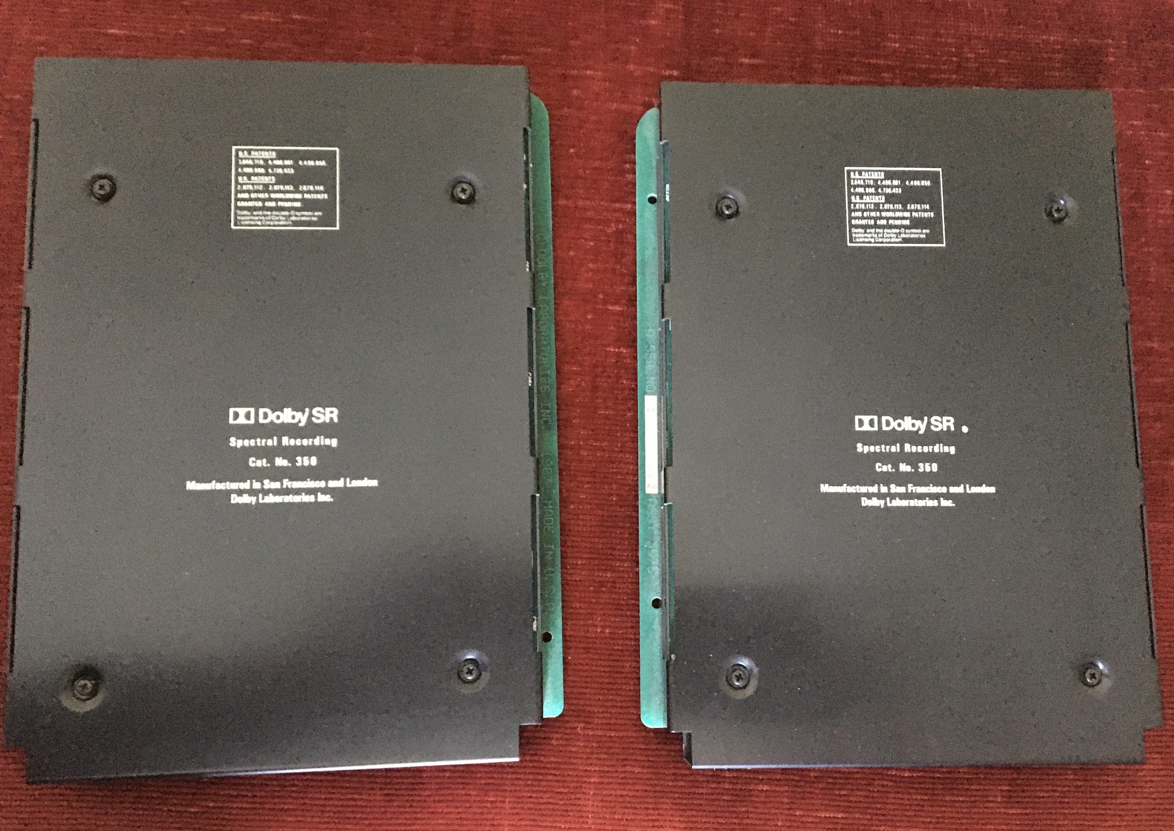 Dolby sr/a + deux cartes Dolby SR 