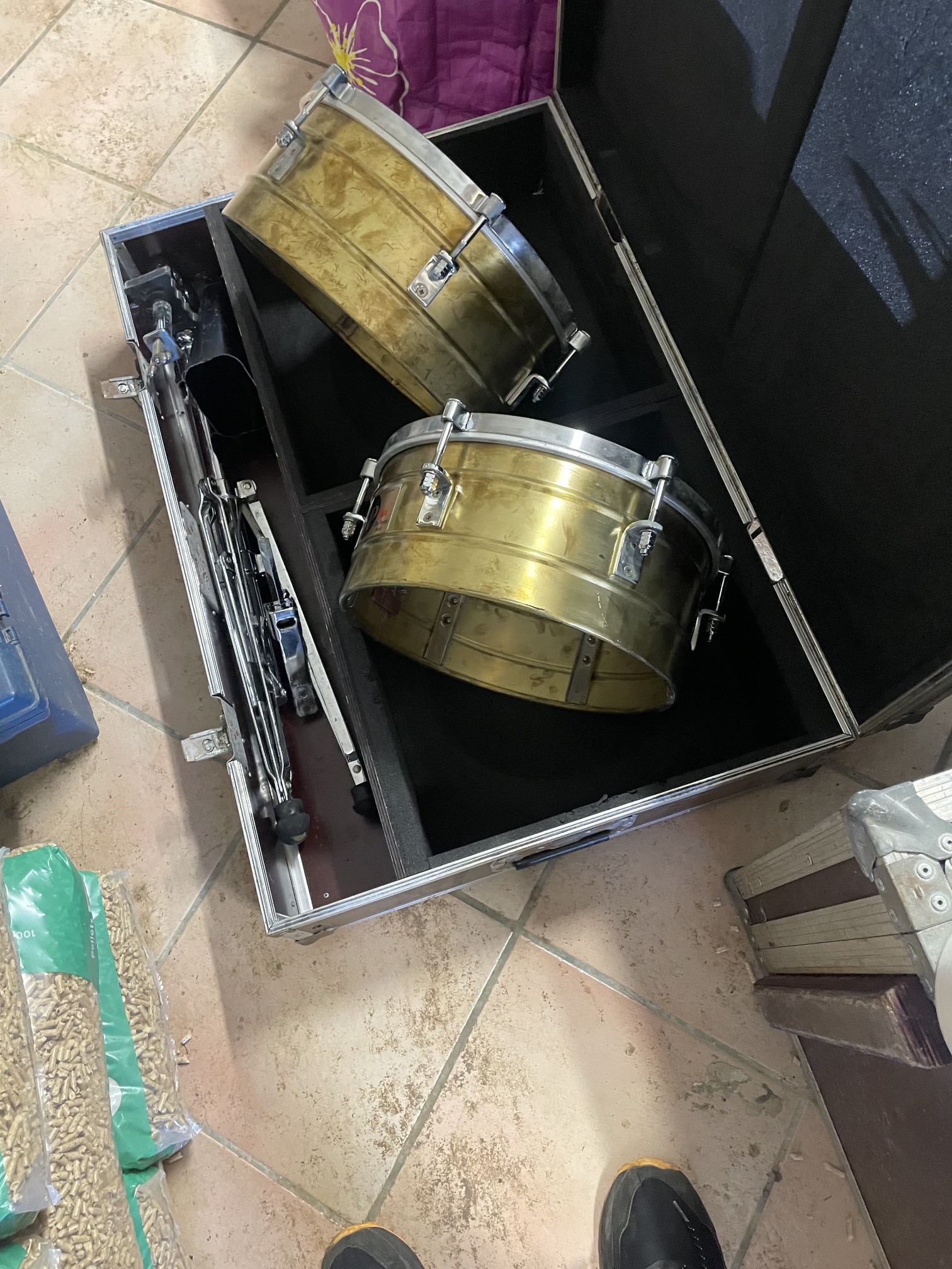 Vends paire de timbales Tito PUENTE LP