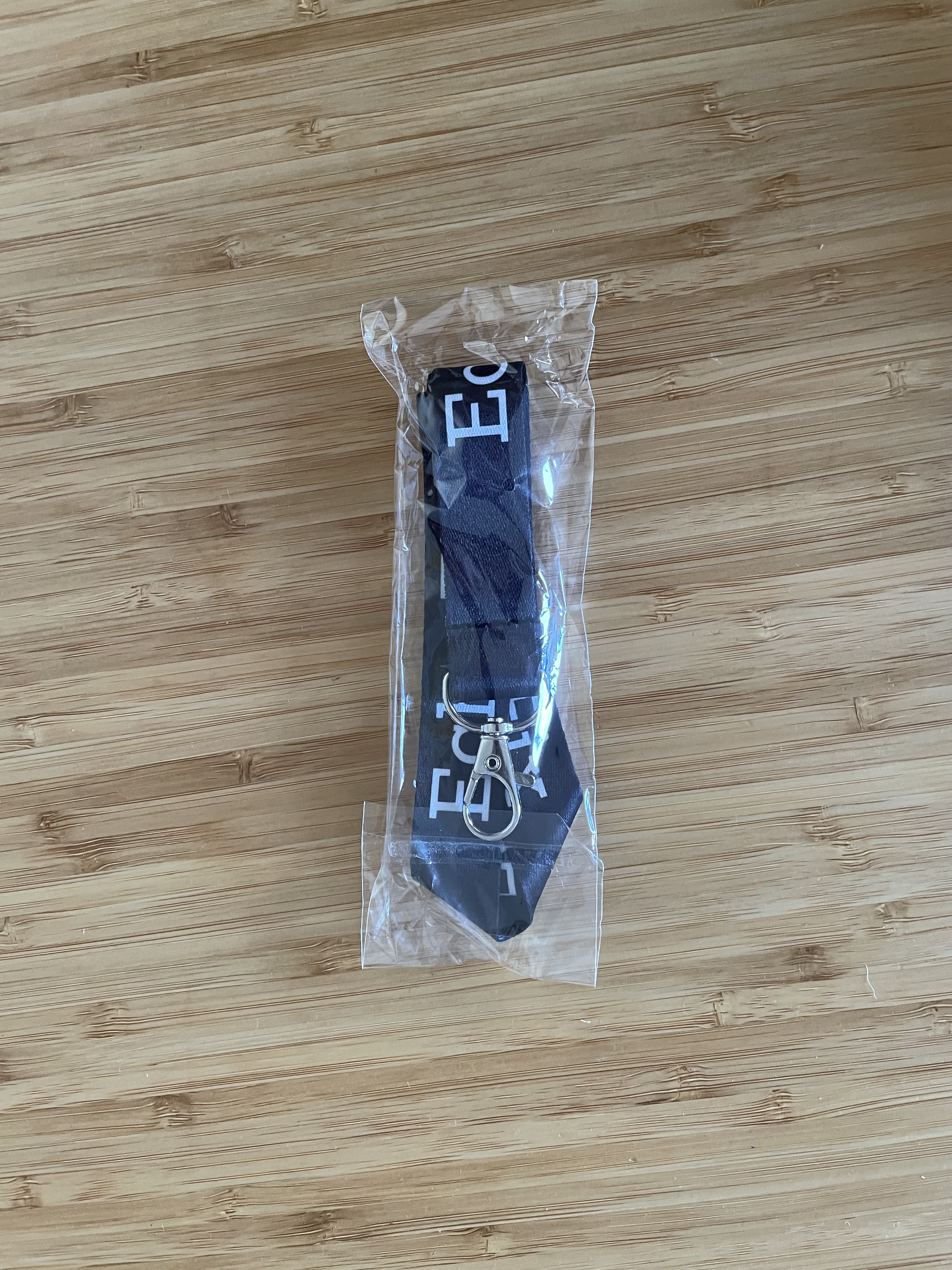 Tour de cou noir Echo Fix (44 x 2 cm)