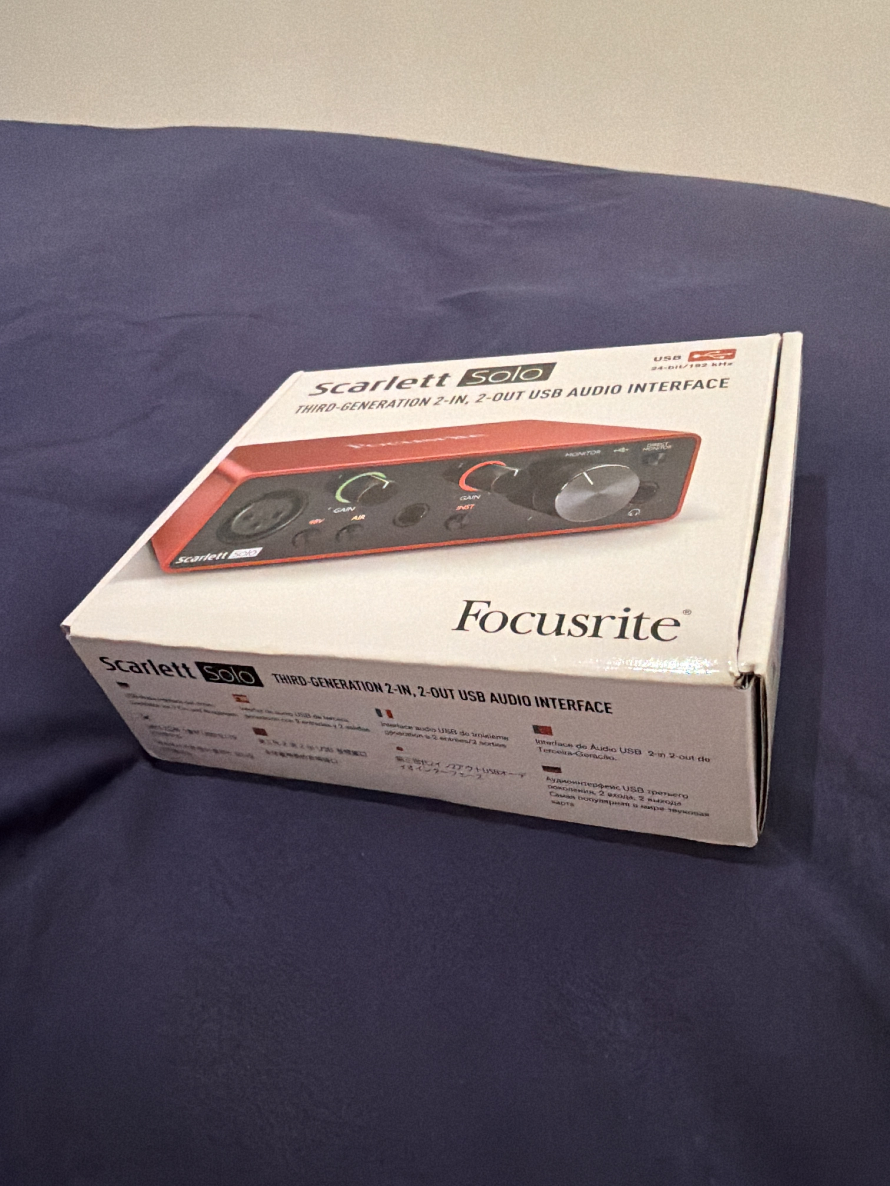 Vend Scarlett Solo Gen3 neuve (emballage jamais ouvert)