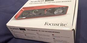 Vend Scarlett Solo Gen3 neuve (emballage jamais ouvert)