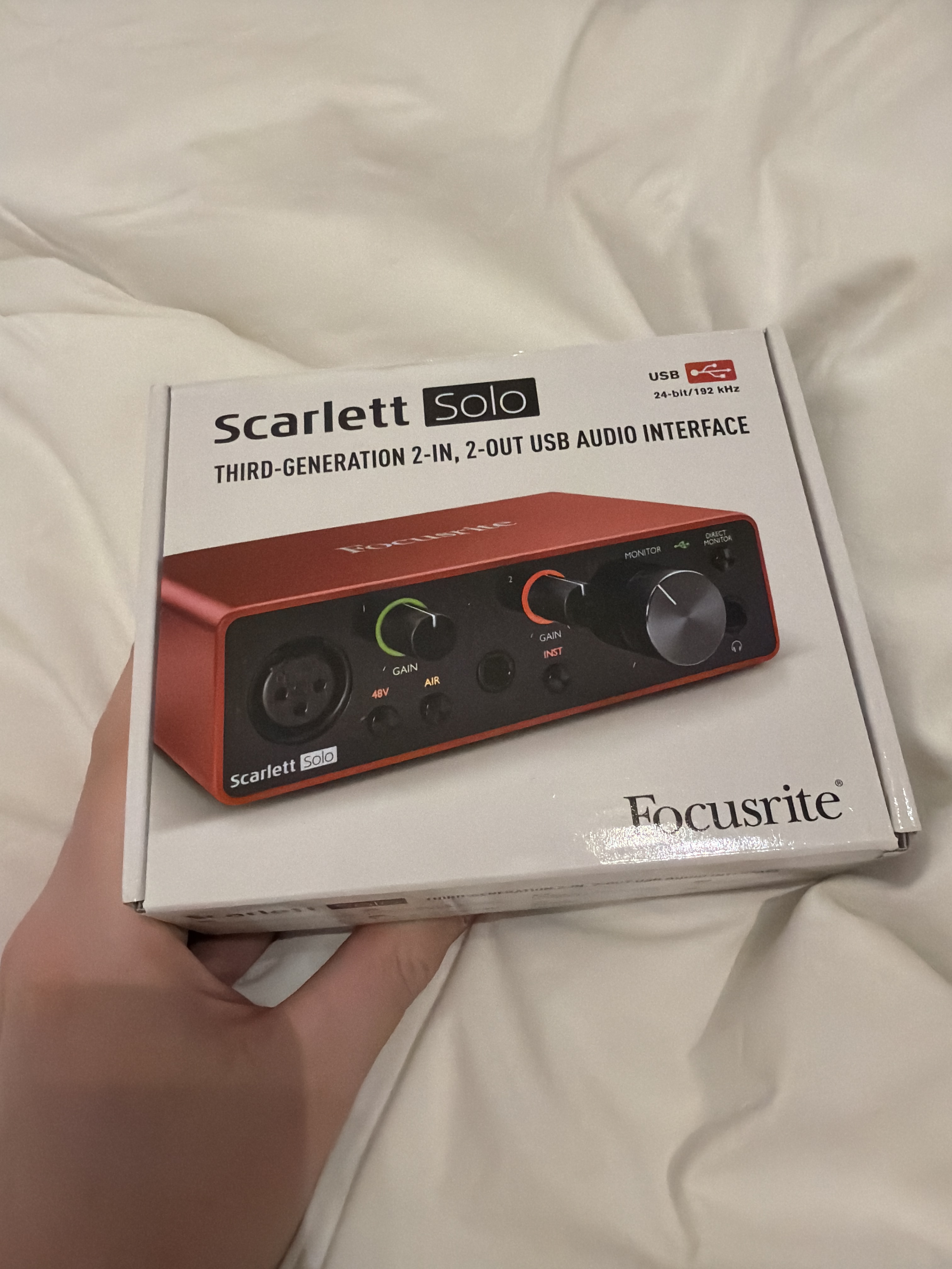 Vends Scarlett Solo Gen3 