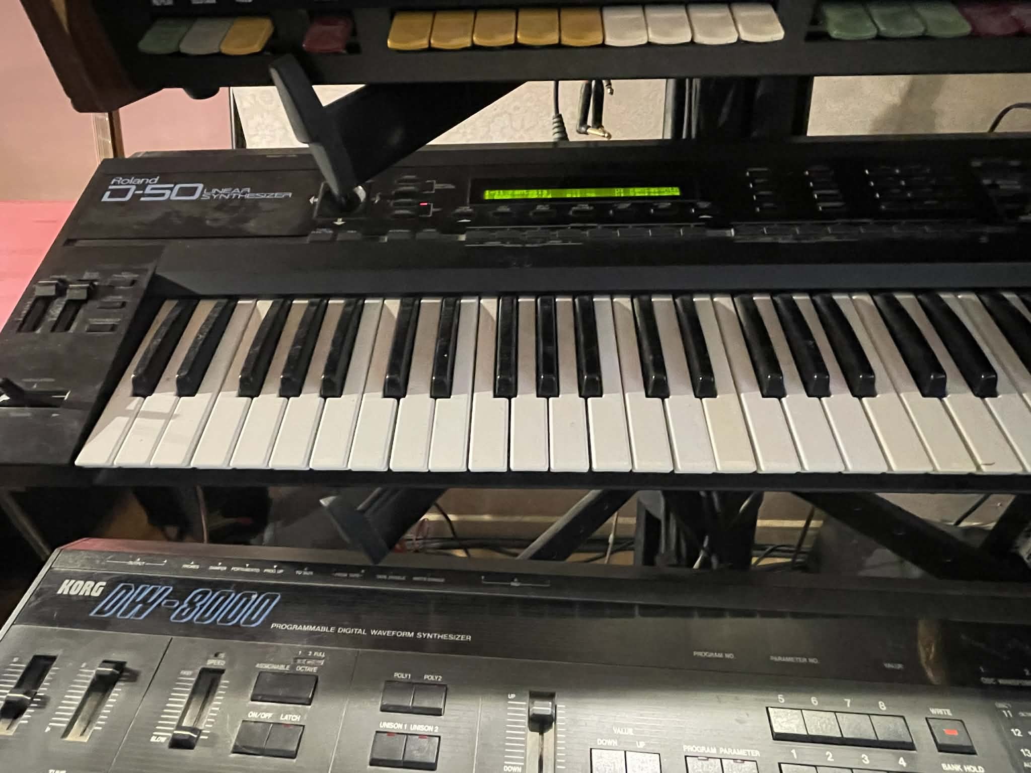 Roland D-50 – Fonctionnel MIDI / module – clavier à réviser