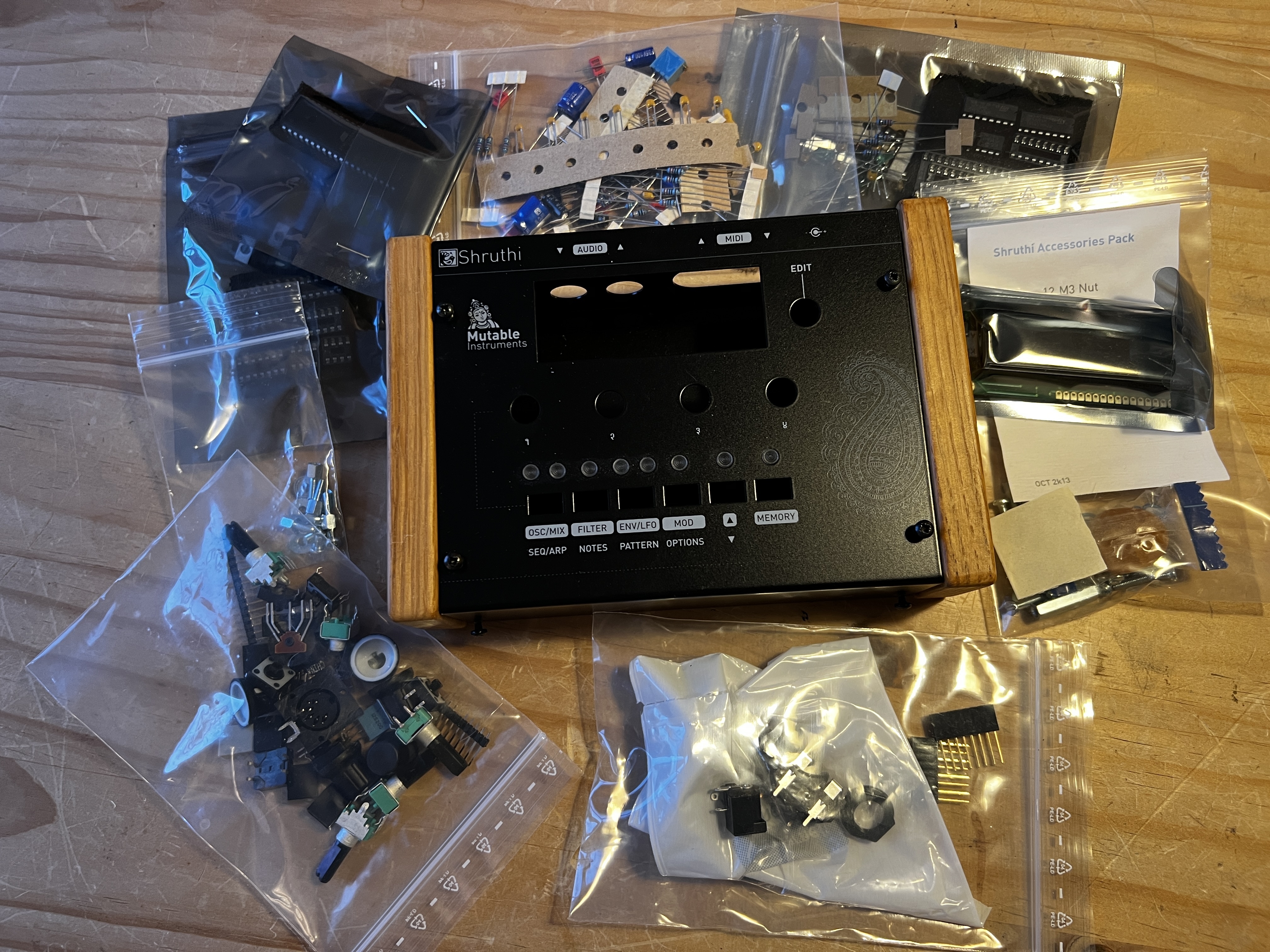 Vends SHRUTHI en kit