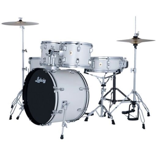 Ludwig Accent Fuse 5pc Snow Dust Ludwig Accent Fuse 5pc Snow Dust