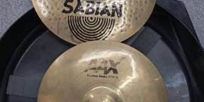 SABIAN Hit Hat AAX Fusion Hats 13" années 90' - 2000 (RARE)