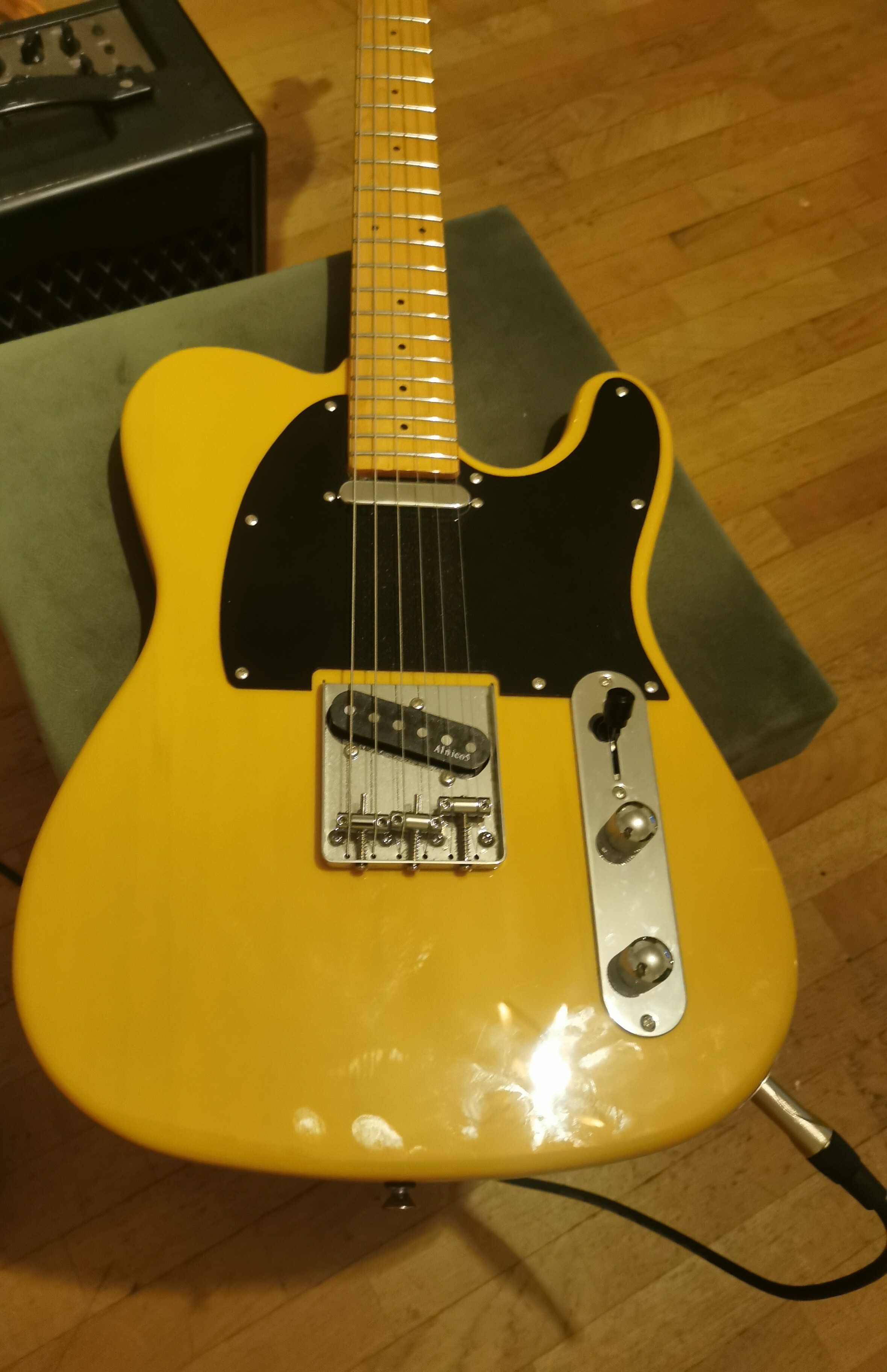 Guitare électrique Telecaster Prodipe et Ampli vox vx II