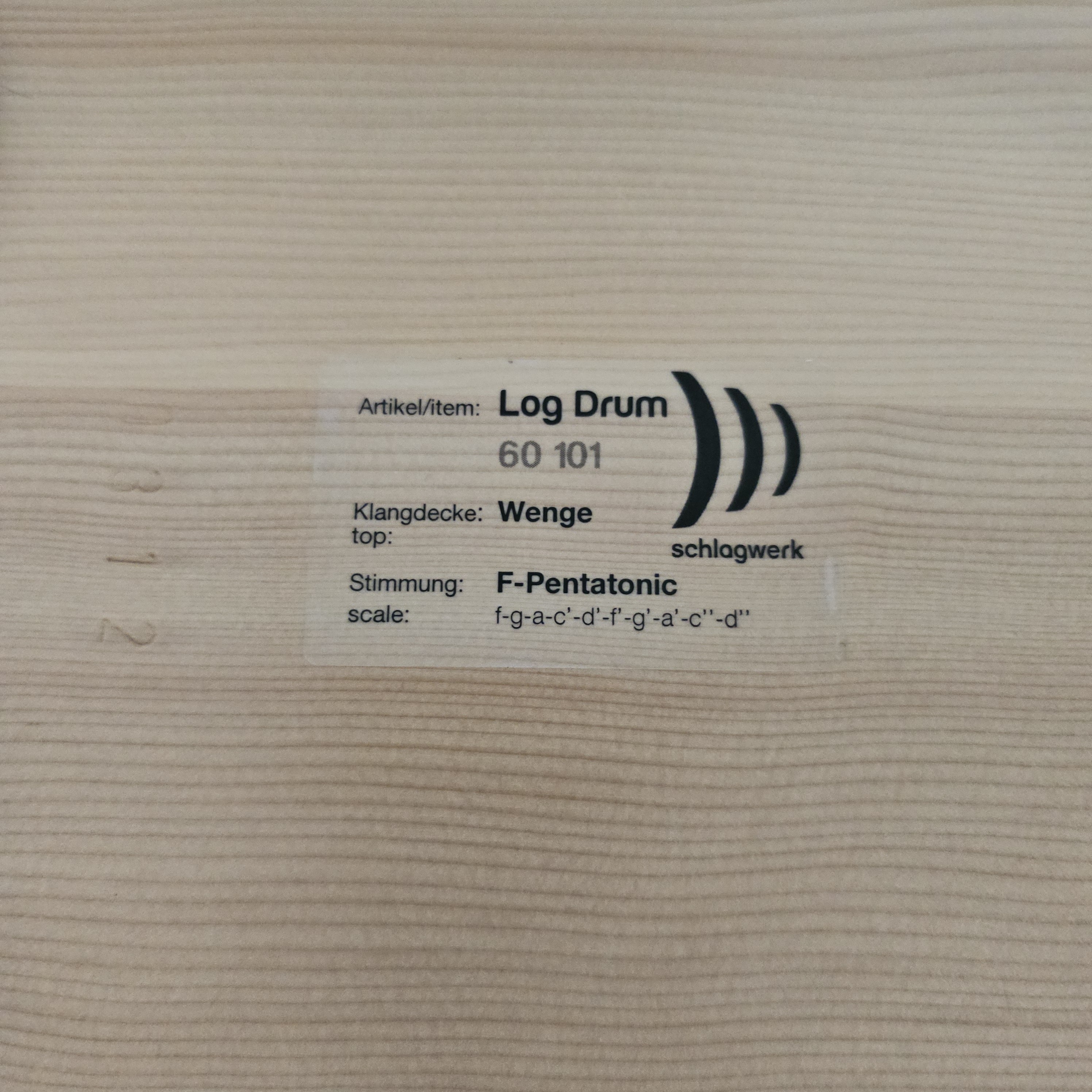 Schlagwerk 60 101 Log Drum (54665)