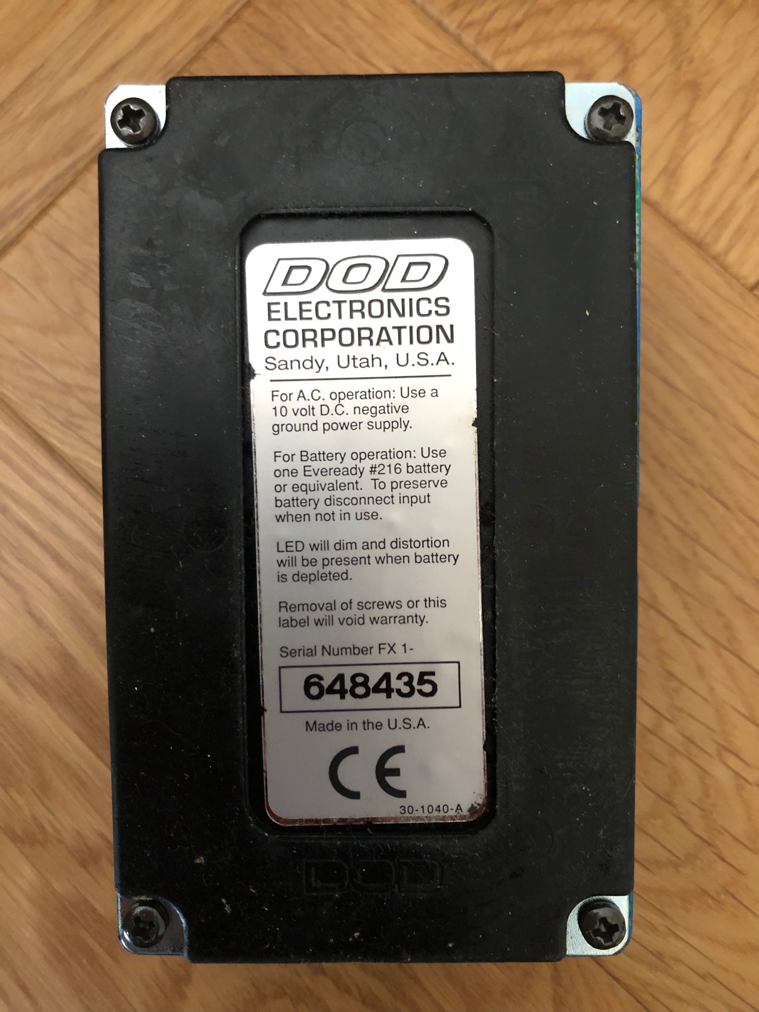 DOD FX63 Deep Freeze Bass Chorus (83347)