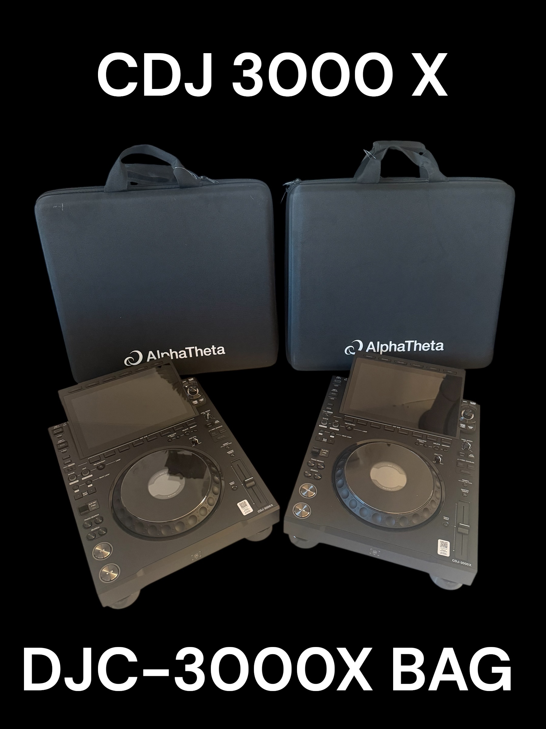 CDJ 3000 X + DJC 3000X BAG