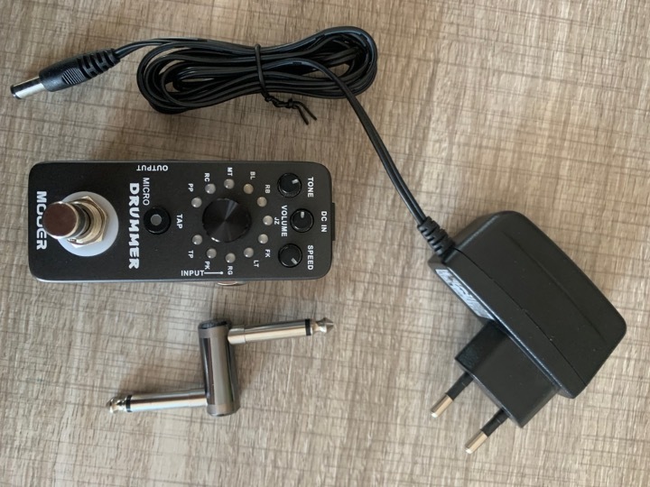 Mooer Micro drummer + alim 9V + connecteur
