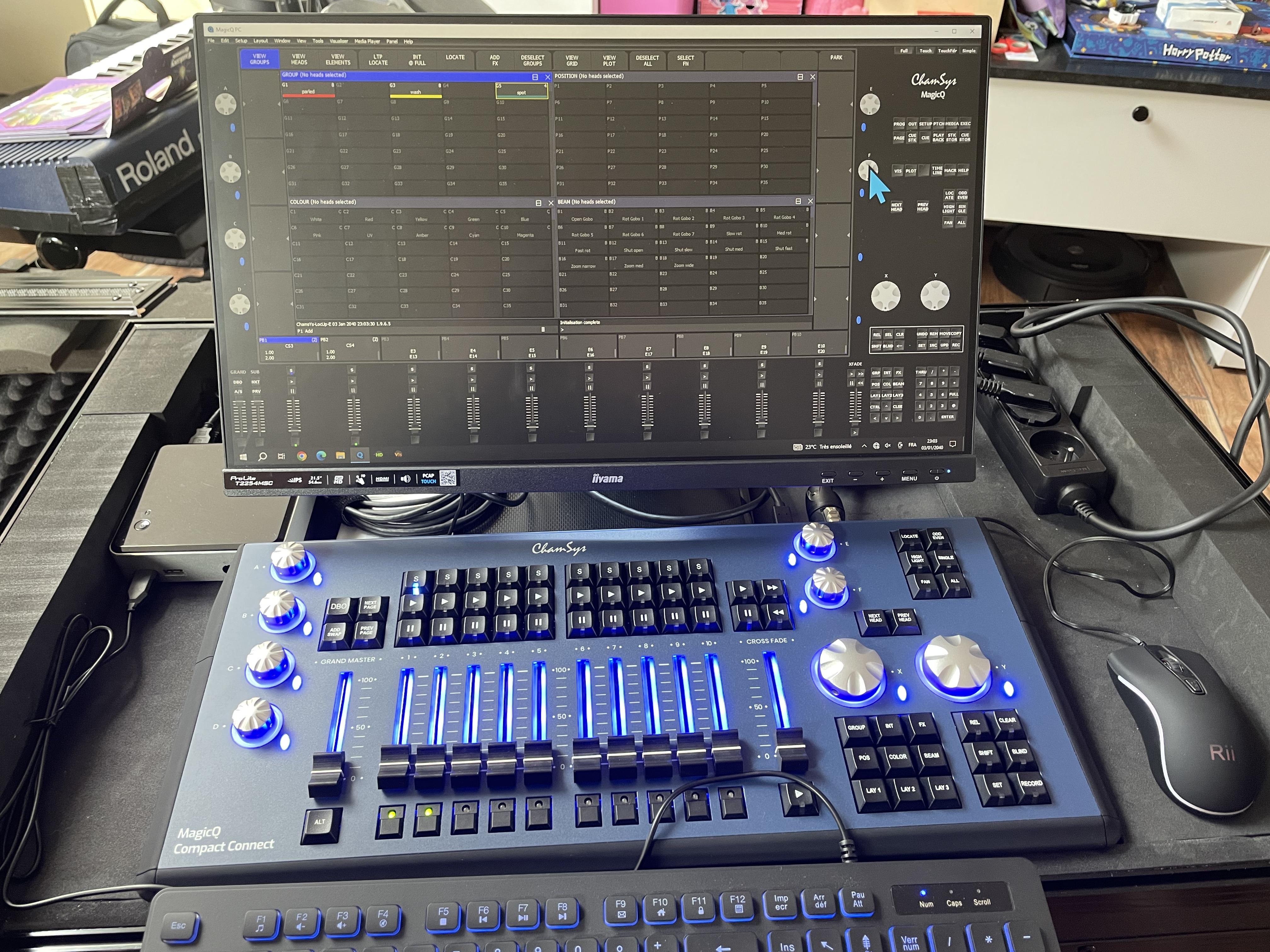Set up Chamsys compact Connect