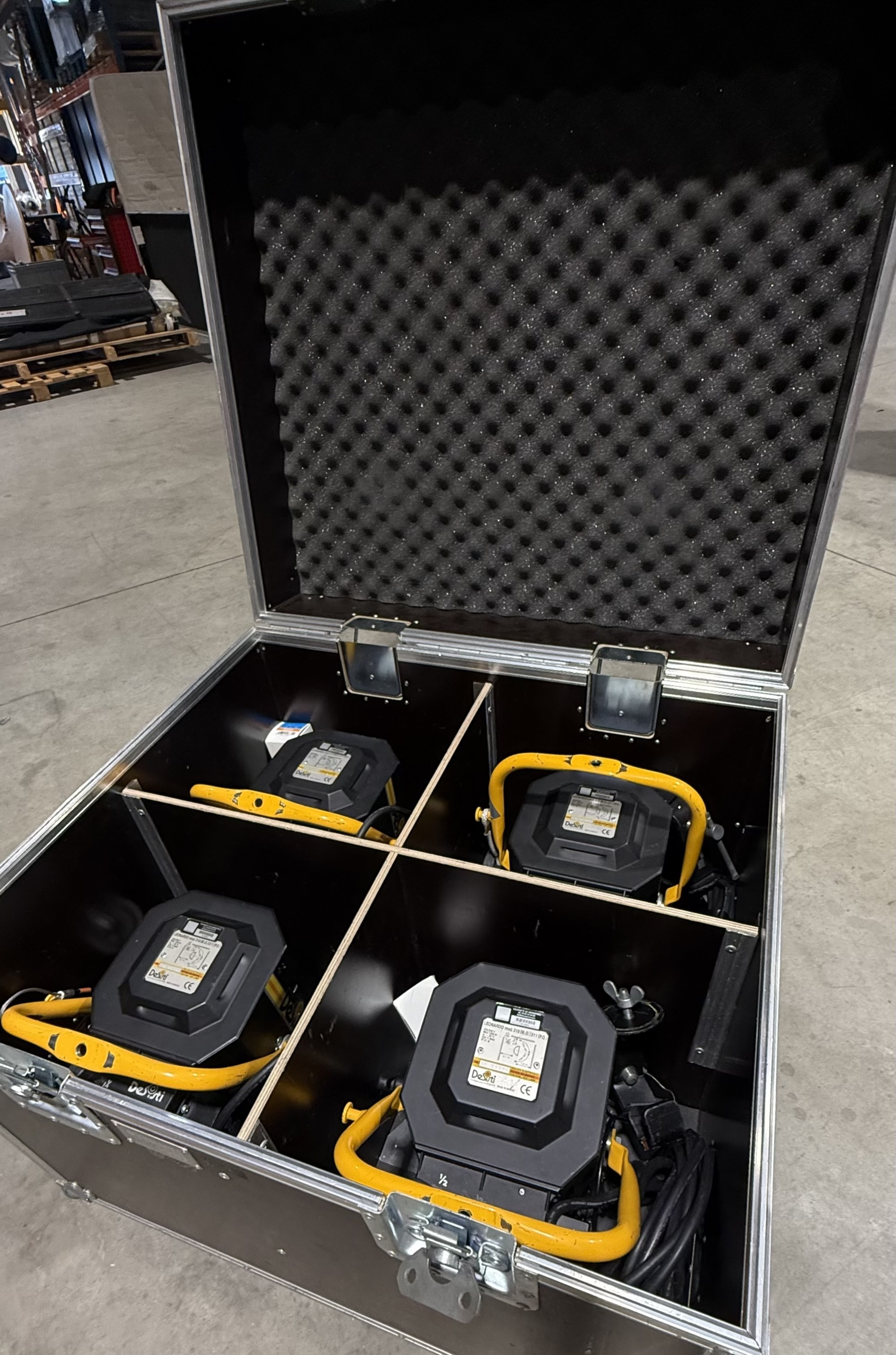 Kit de 4 projecteurs Fresnel 1000 watts