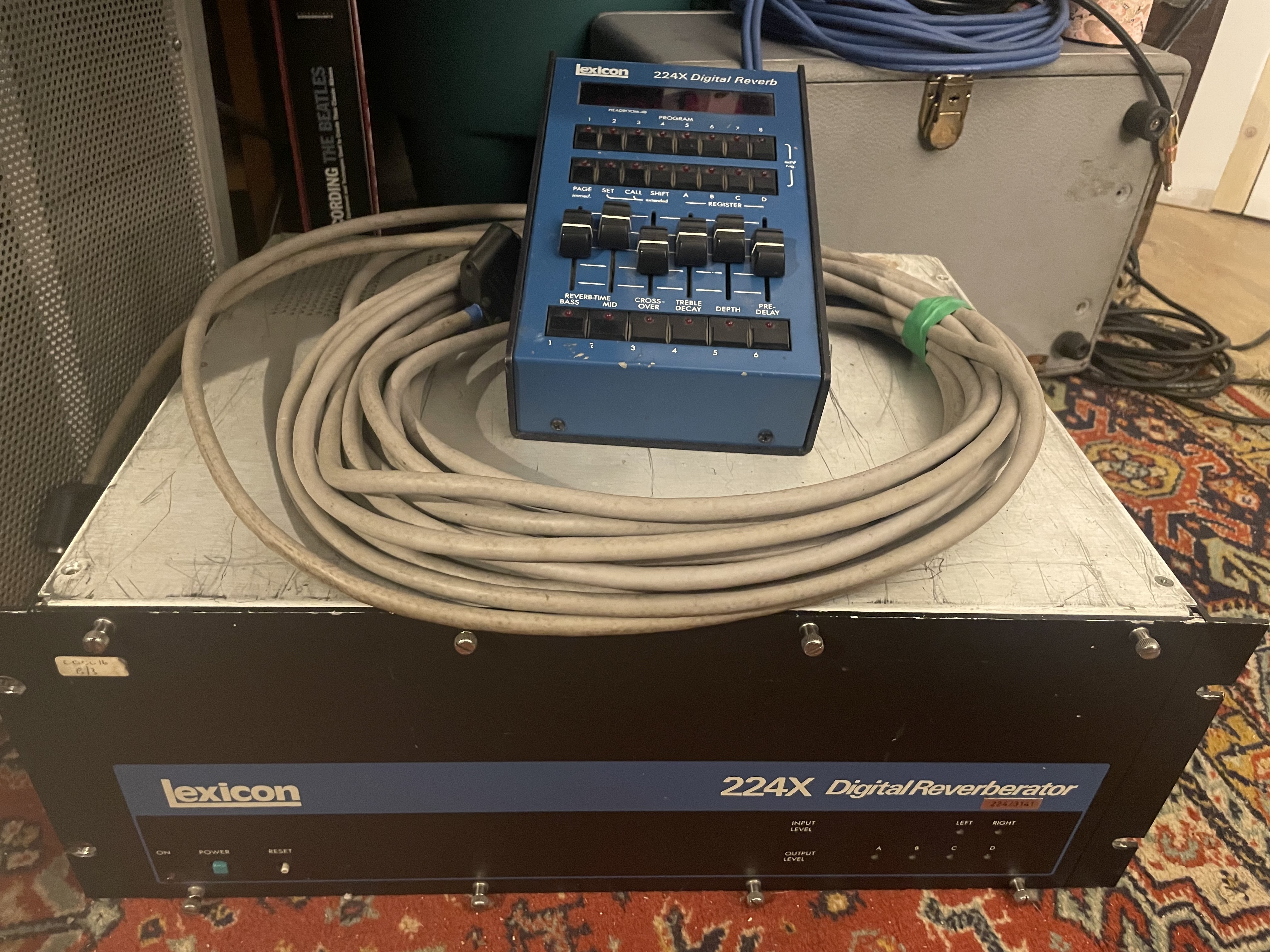 Lexicon 224X larc bleu vintage