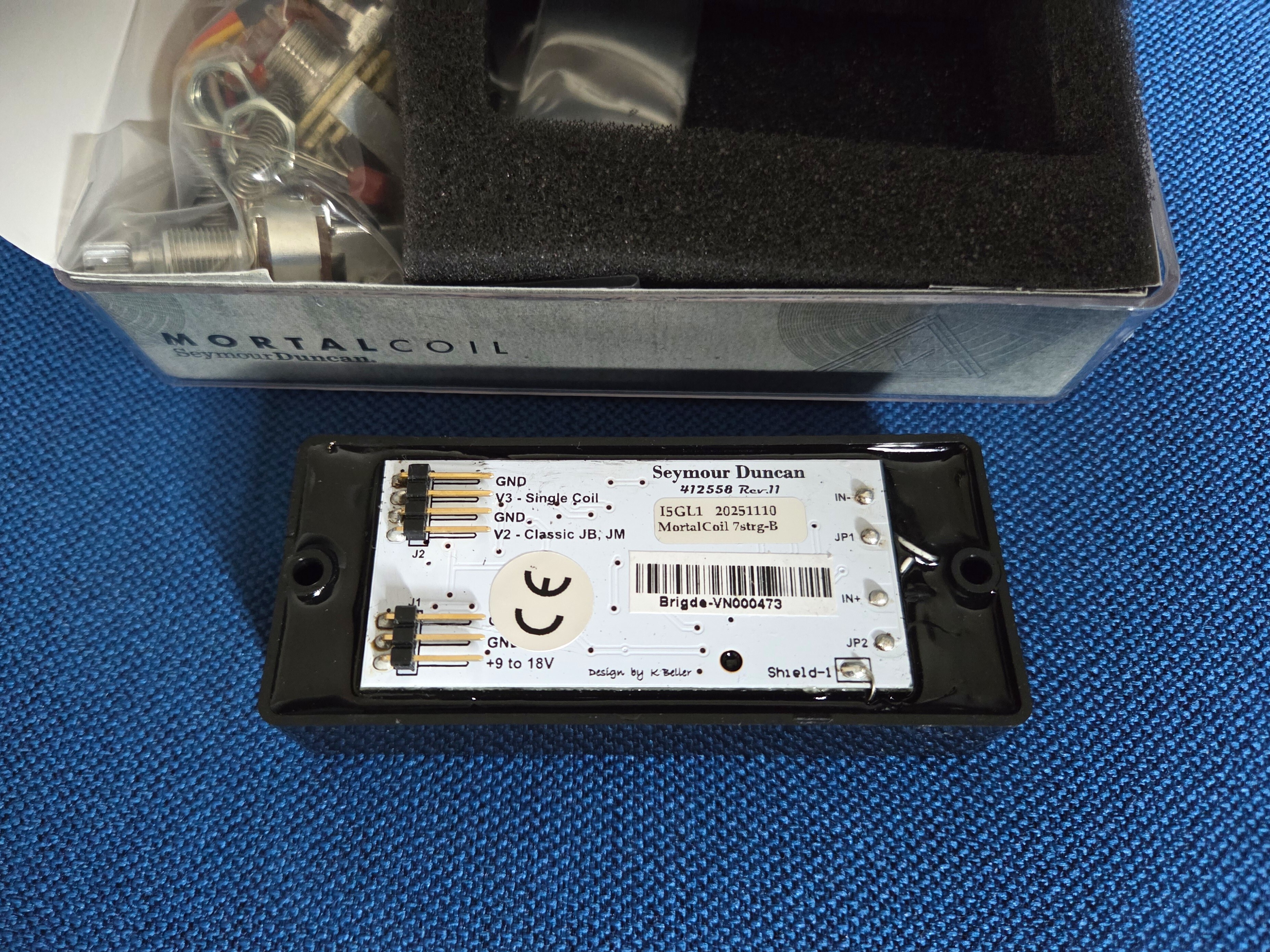 Seymour Duncan MortalCoil 7-String Bridge (52568)