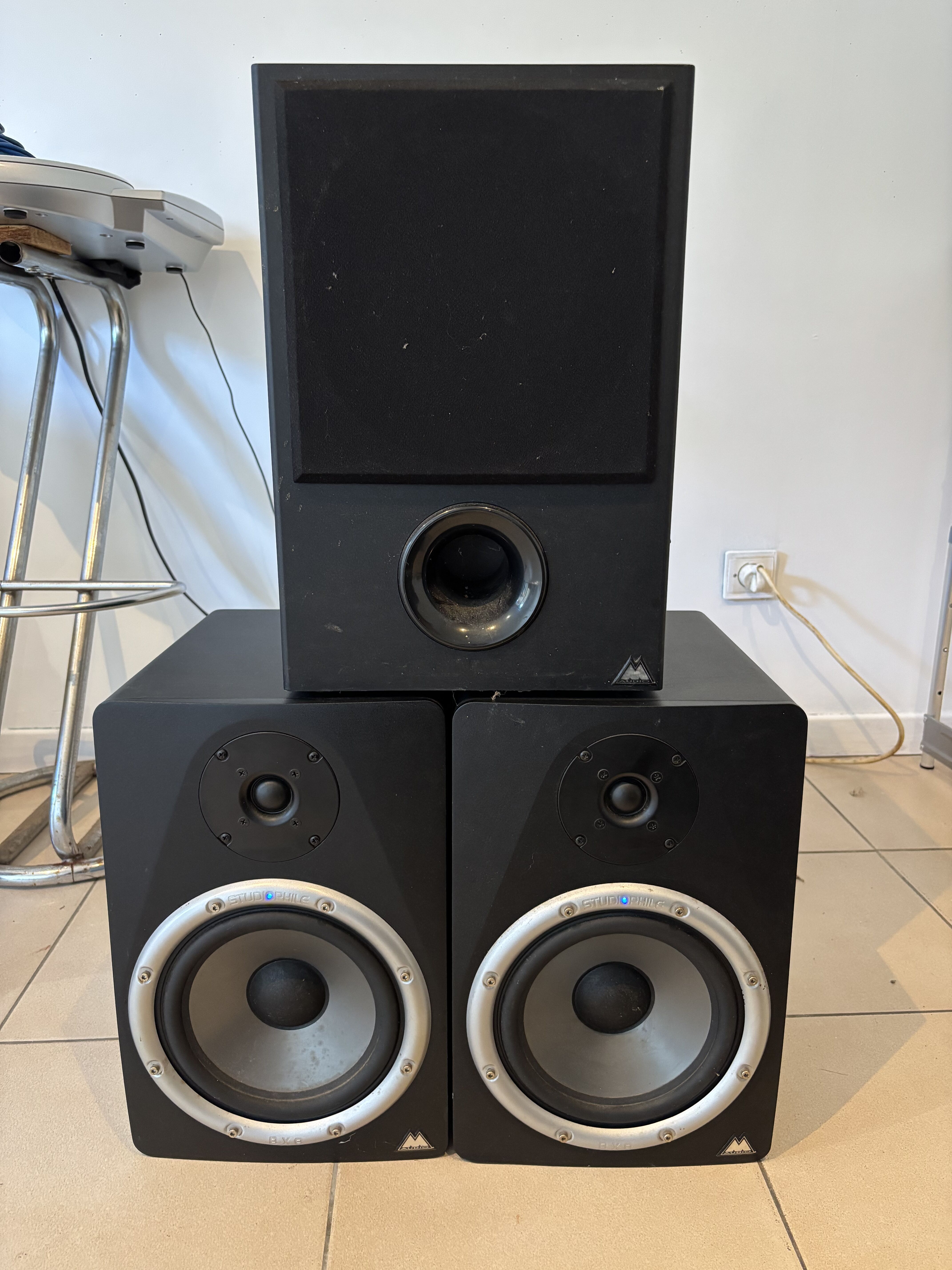 Paire d'enceinte et caisson de basse M-Audio 