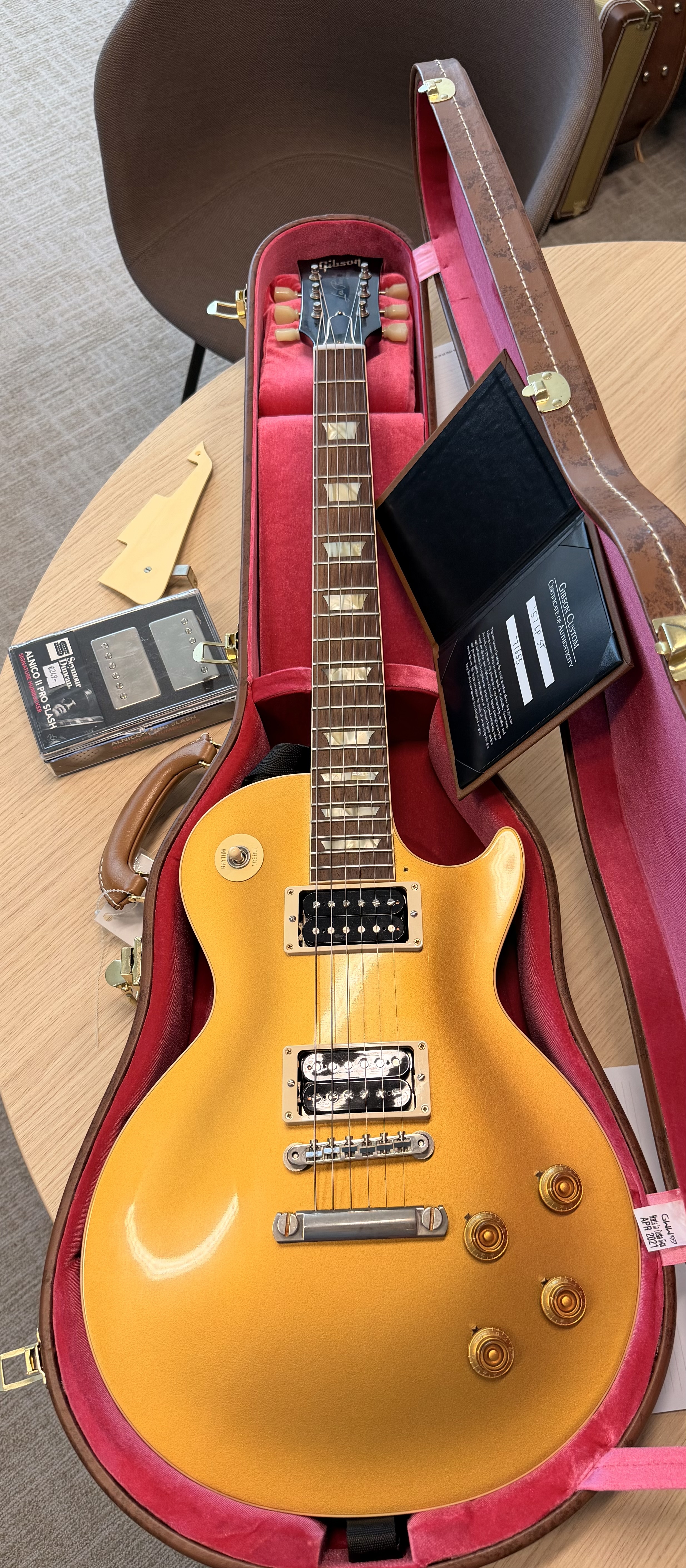 Gibson Les Paul 57 - Goldtop - Dark Back - Custom shop