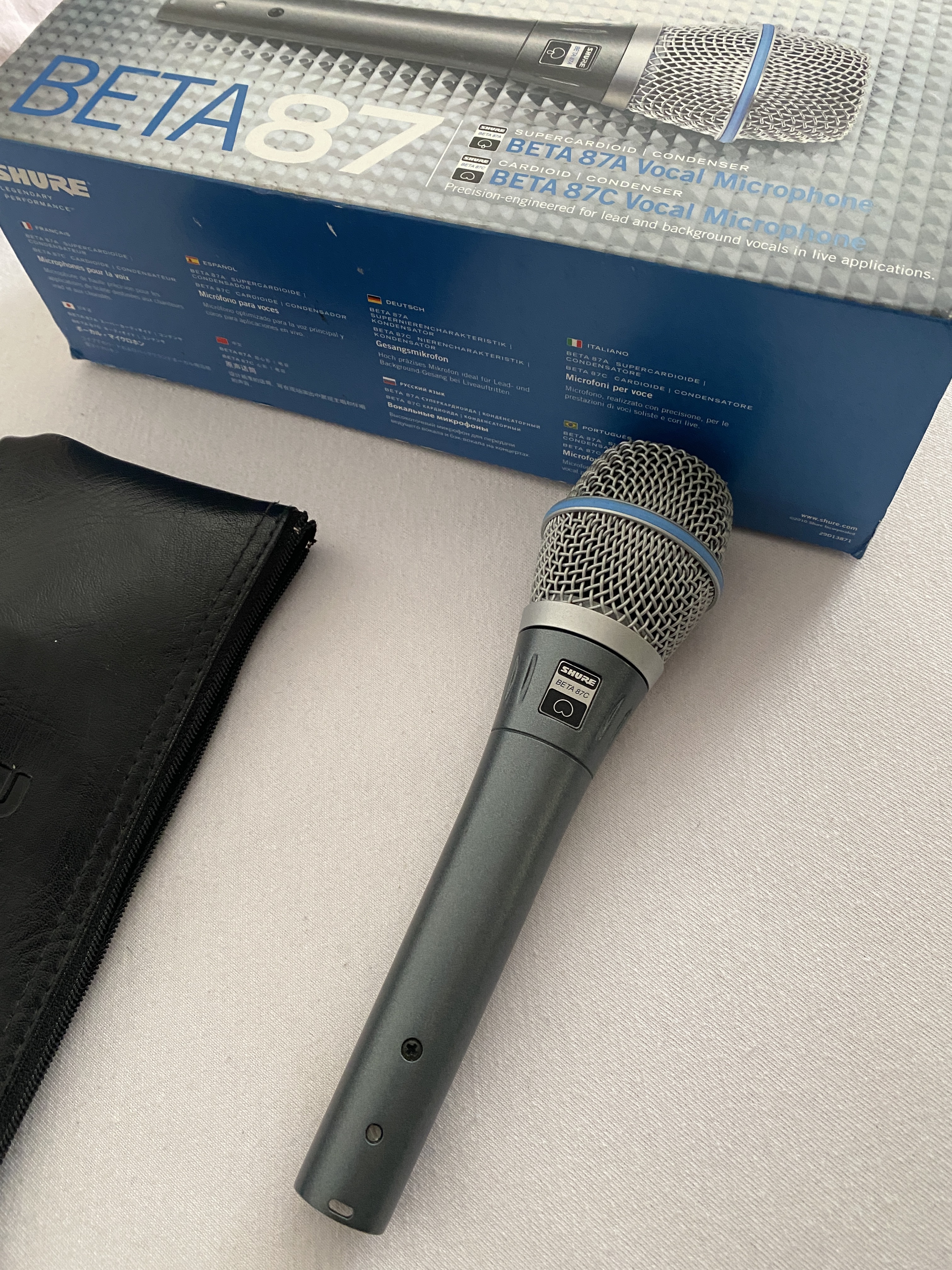 Vends micro shure beta87c