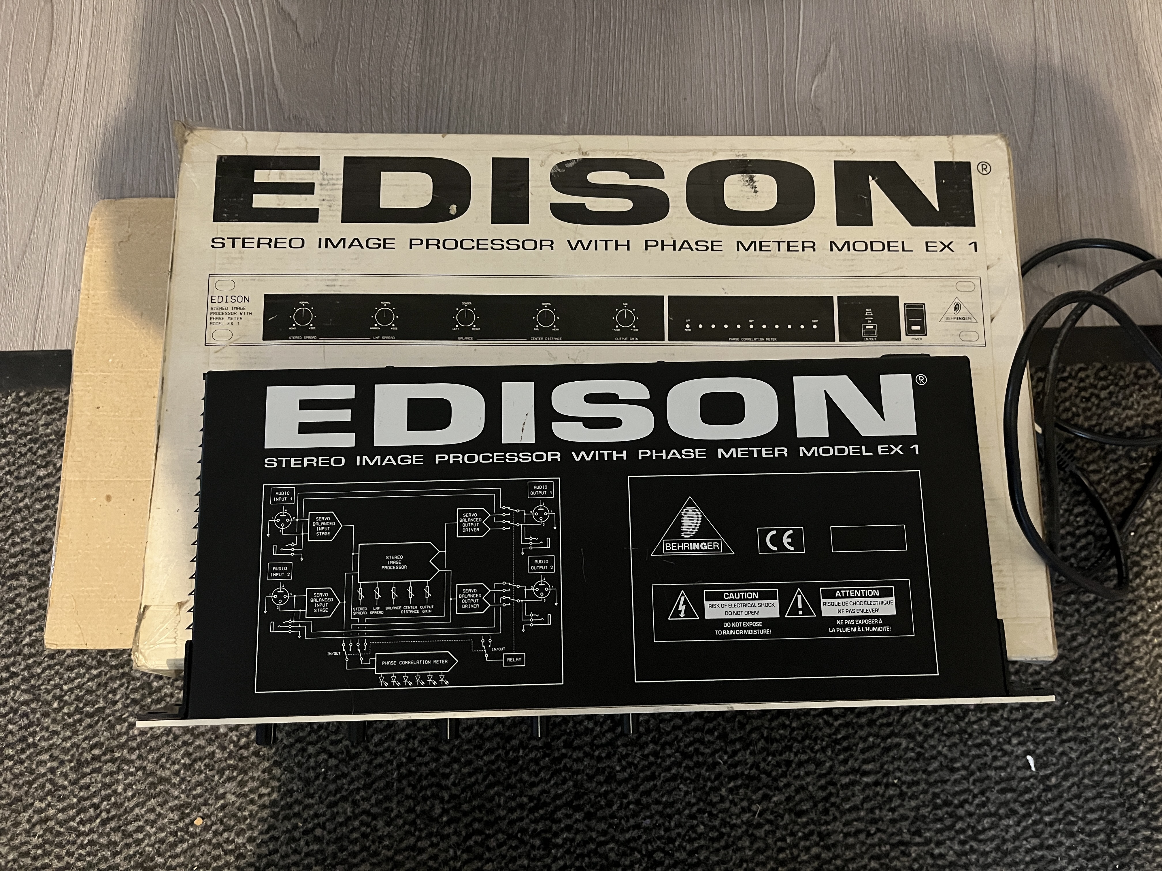 Vends Behringer Edison Stereo Image Processor EX1