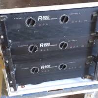 rack de 3 amplis R600