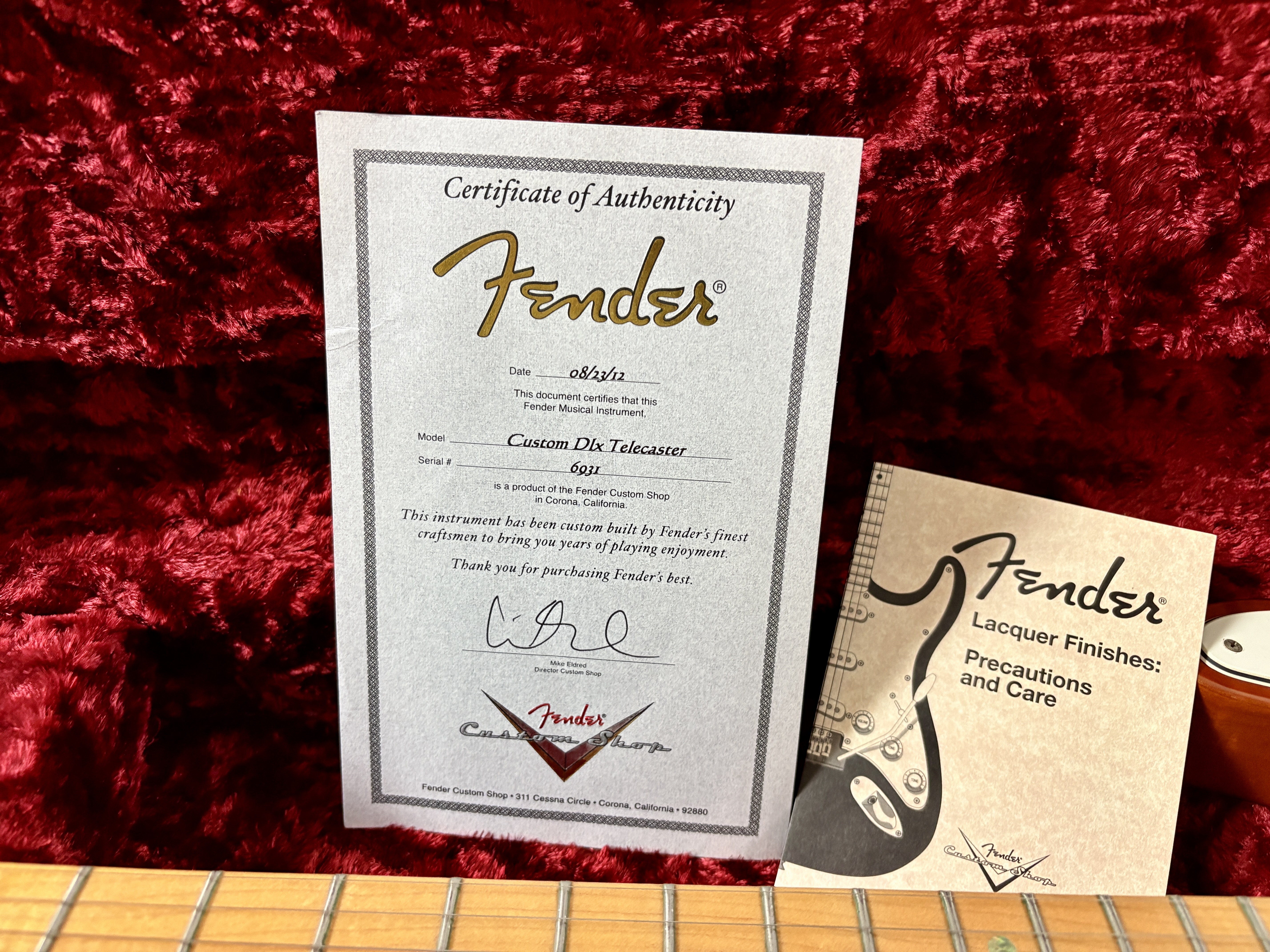 Fender Custom Shop 2012 Custom Deluxe Telecaster (4745)