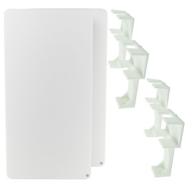 the t.akustik PET Wall Absorber 120 WH avec les elements d accroche , moitie prix 