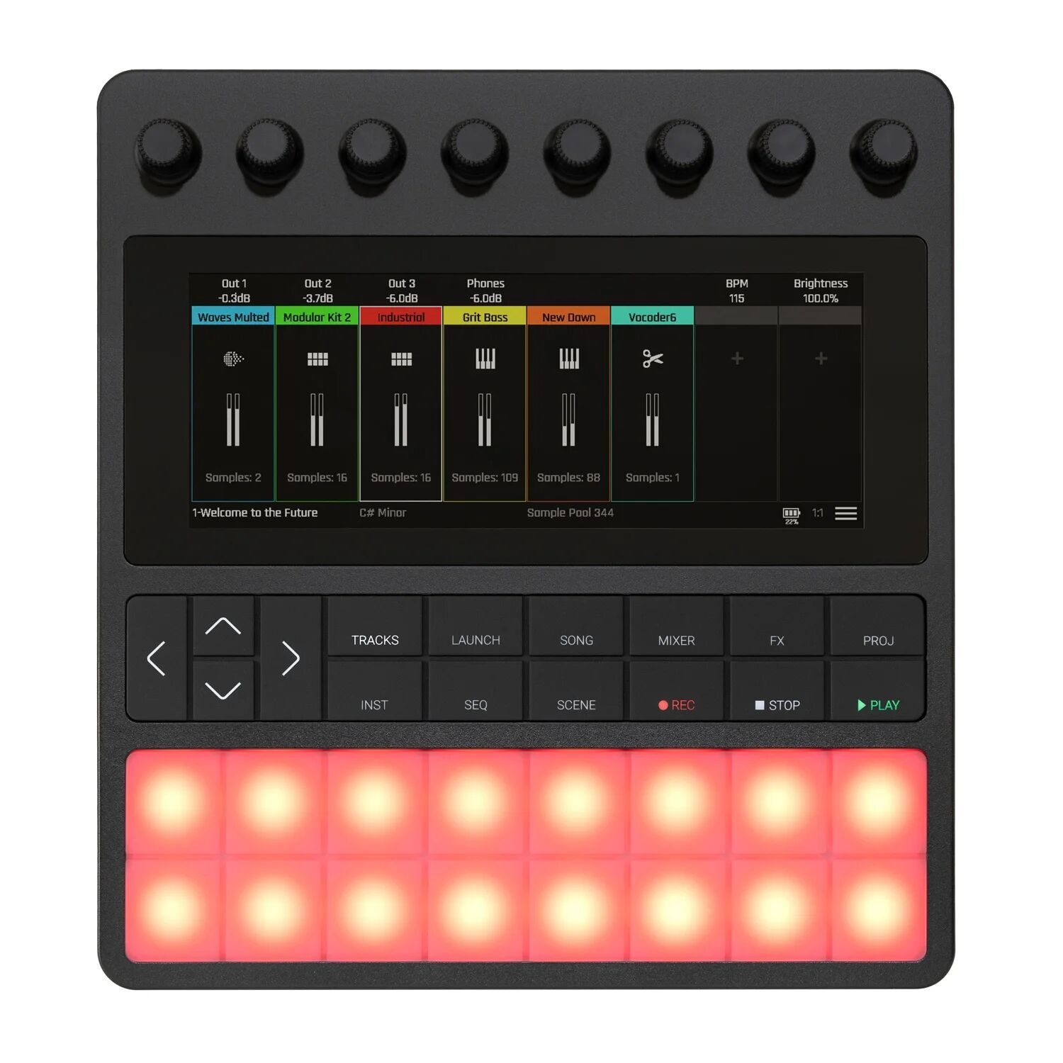 Vends 1010music Bento comme neuf complet