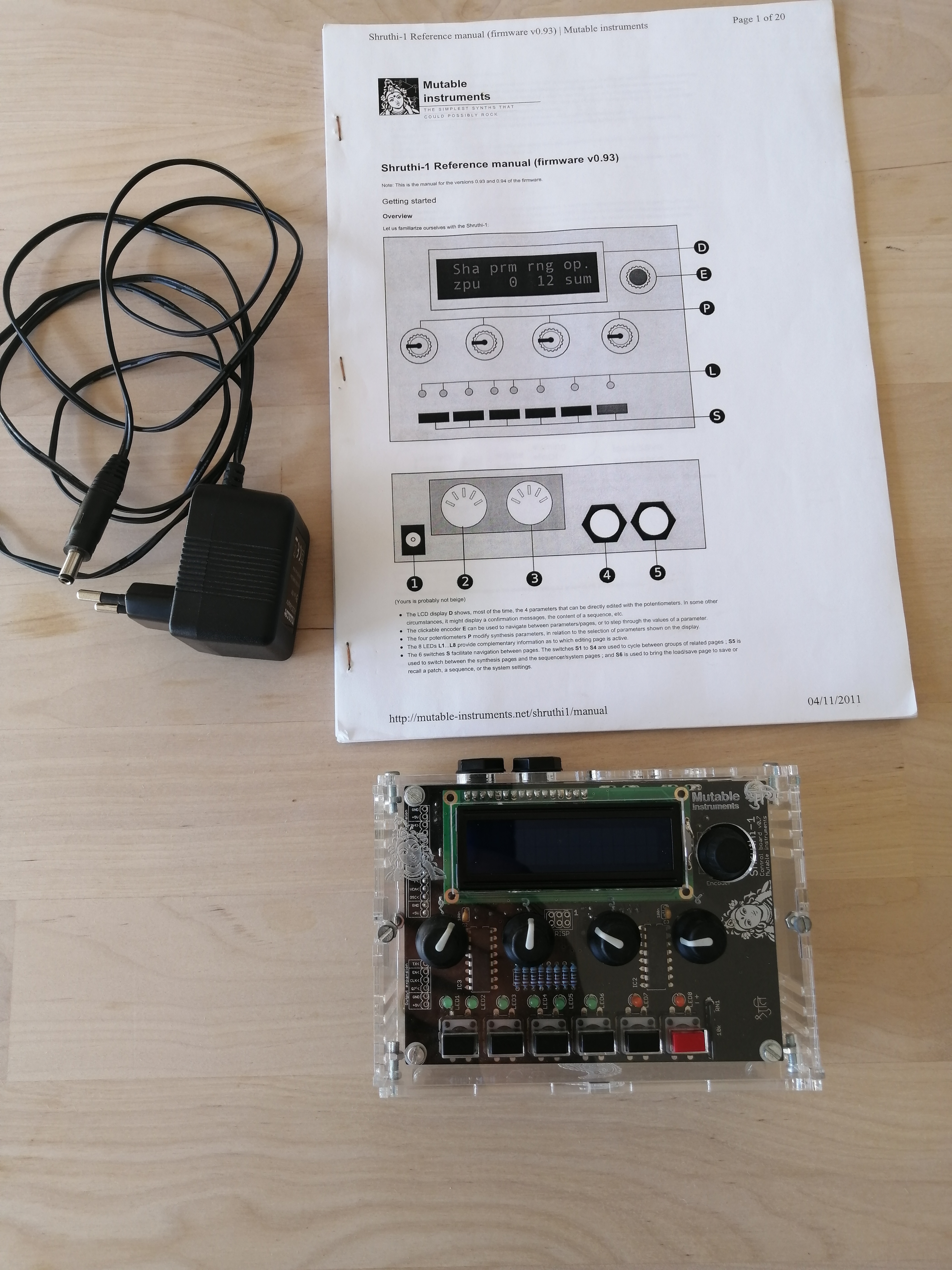 Vends Shruthi-1 SMR4