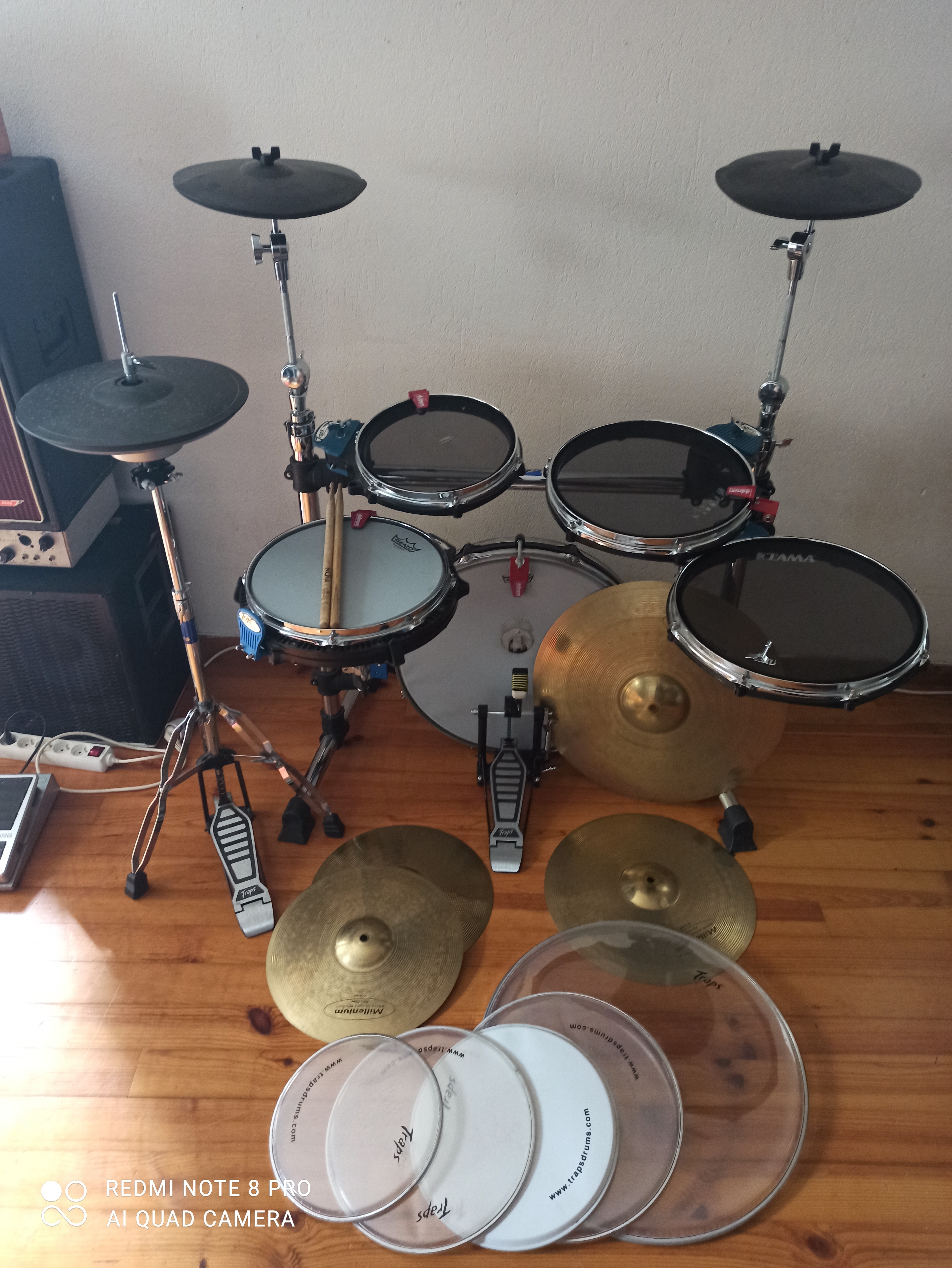 Batterie Traps flat A-400 acoustique/électro