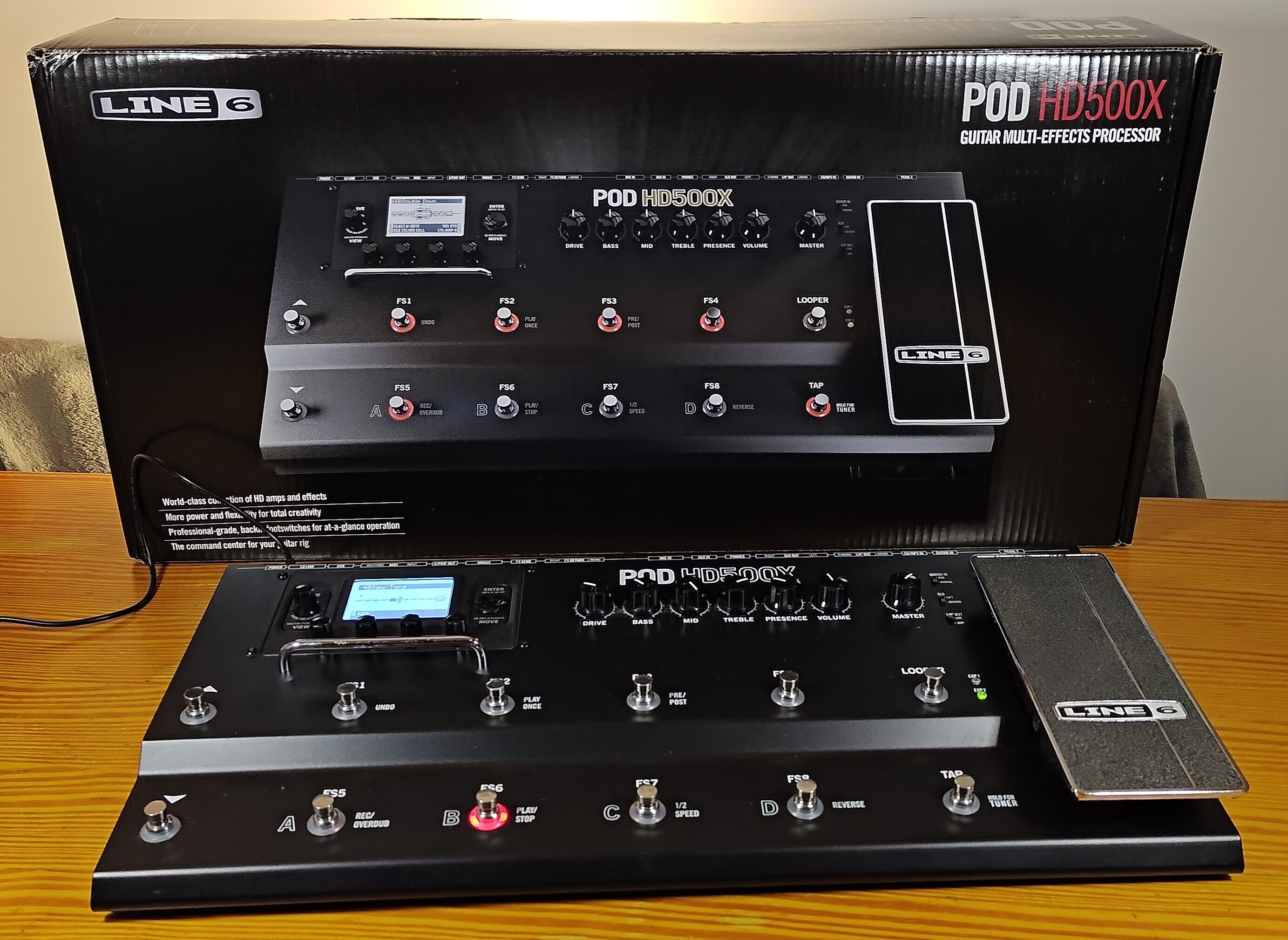 Vends multi-effets POD HD500X (Line 6)