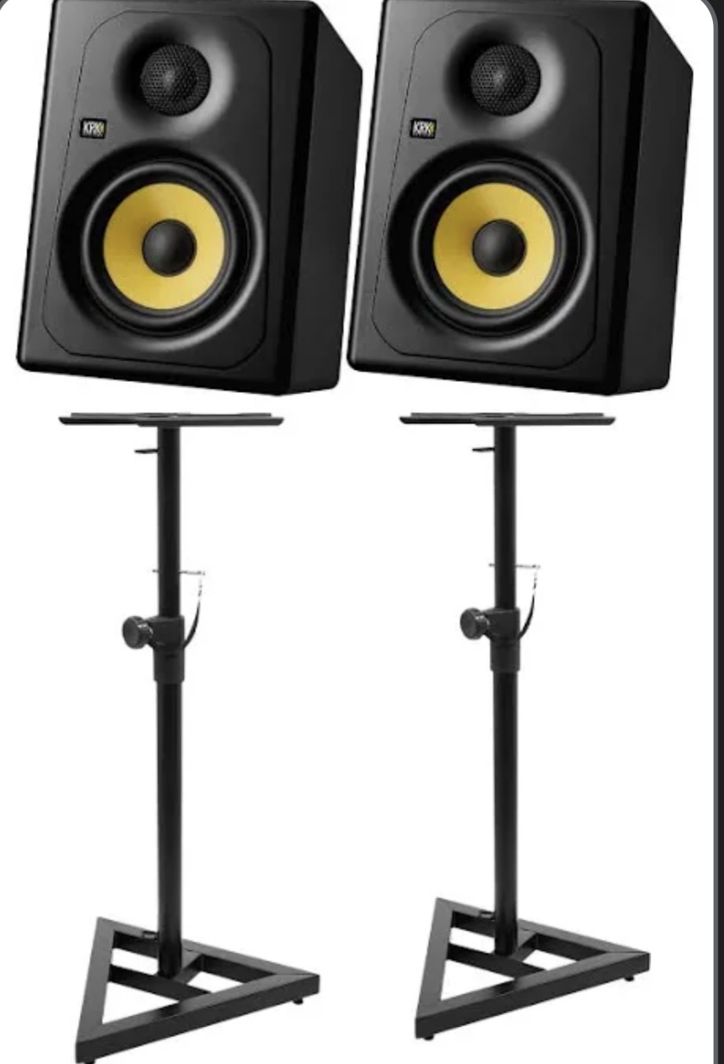 Paire KRK Classic 5 Monitor Pack + stands + câbles
