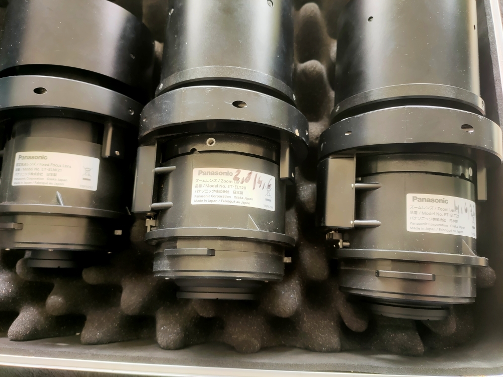 optiques diverses pour projecteur panasonic