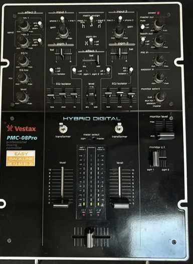 vends Mixette Vestax PMC 08 pro