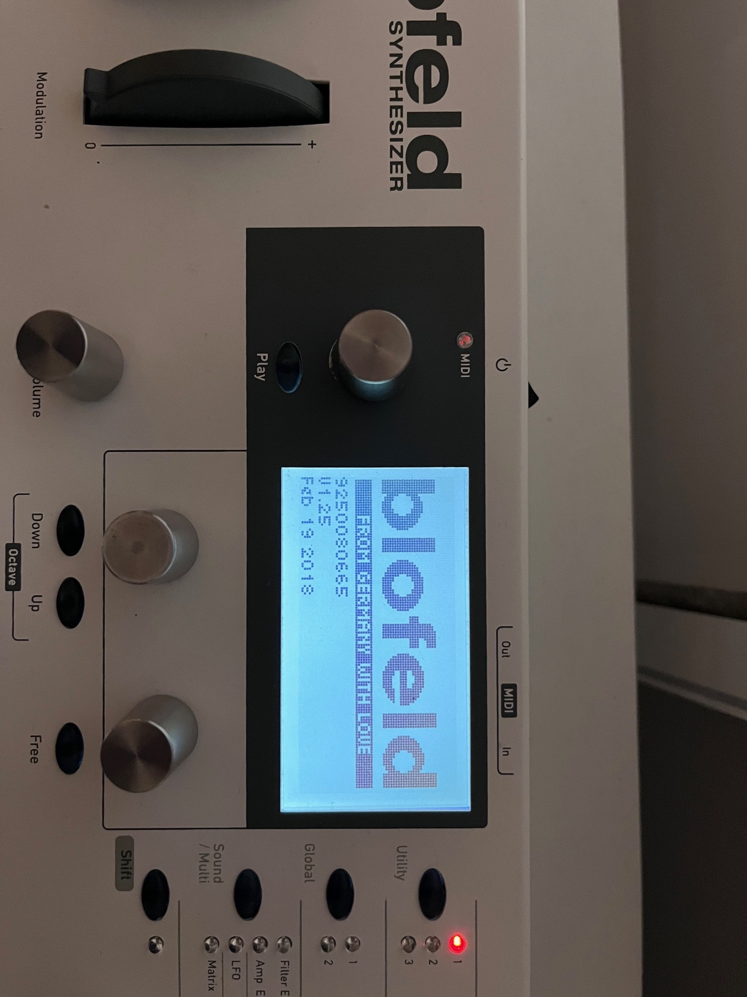 Vends Waldorf Blofed keyboard