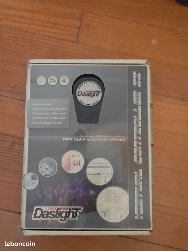 Contrôleur d'éclairage Daslight virtual controller II