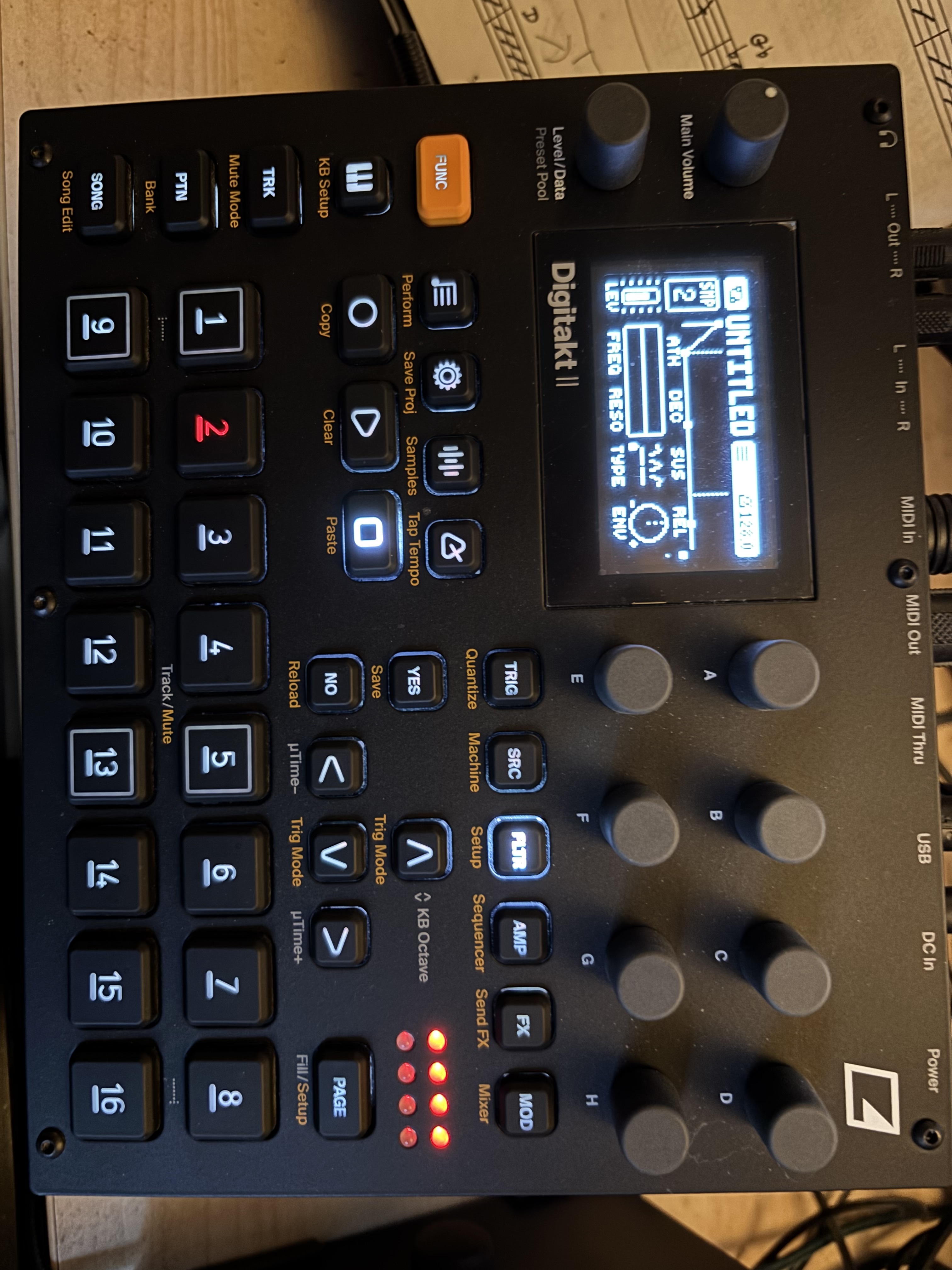 Vends Digitakt 2 + Decksaver