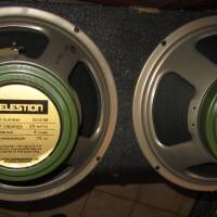 2X Celestion Greenback G12M England 1996 cône 6402