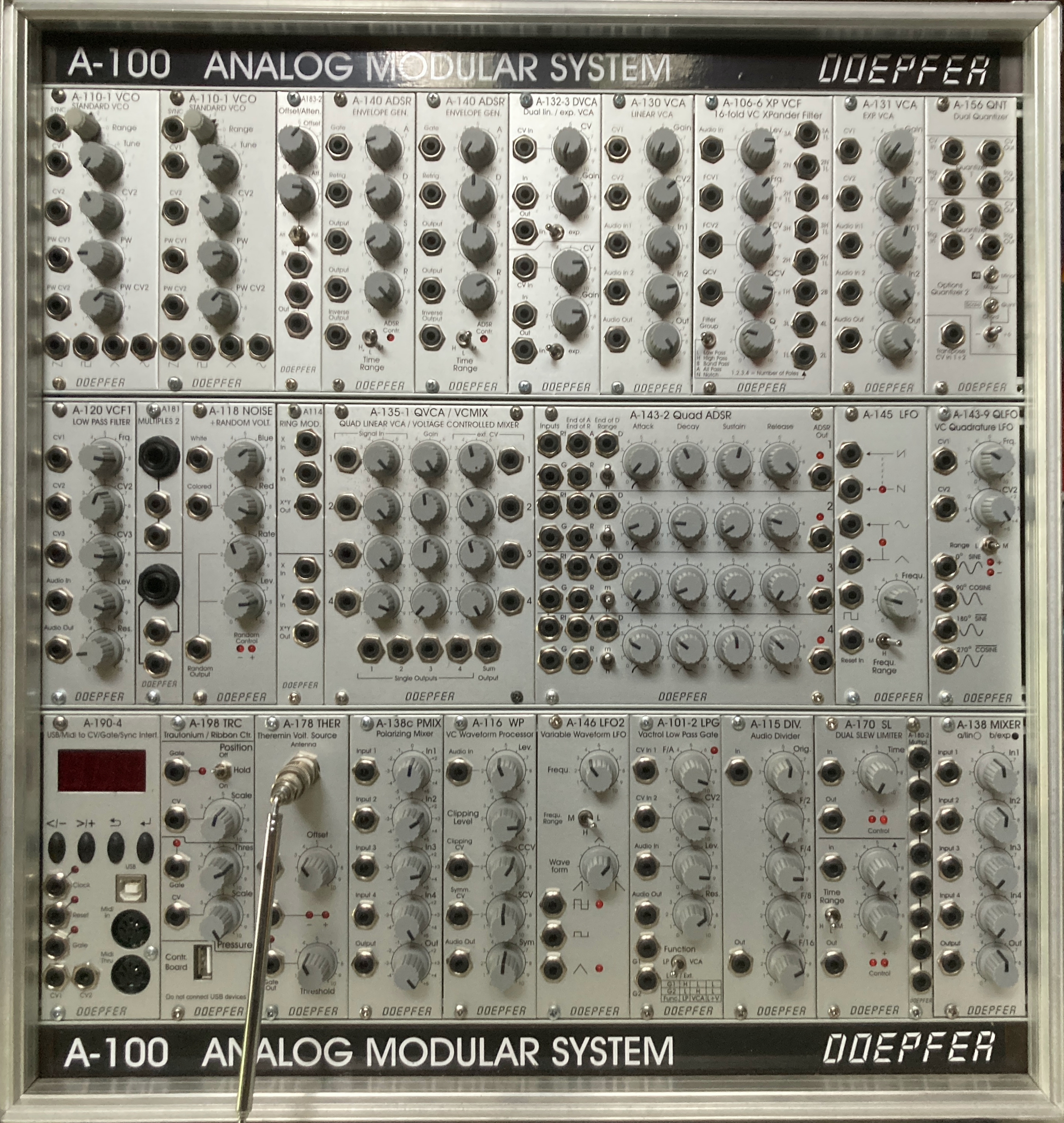 Vends système Eurorack DOEPFER A-100