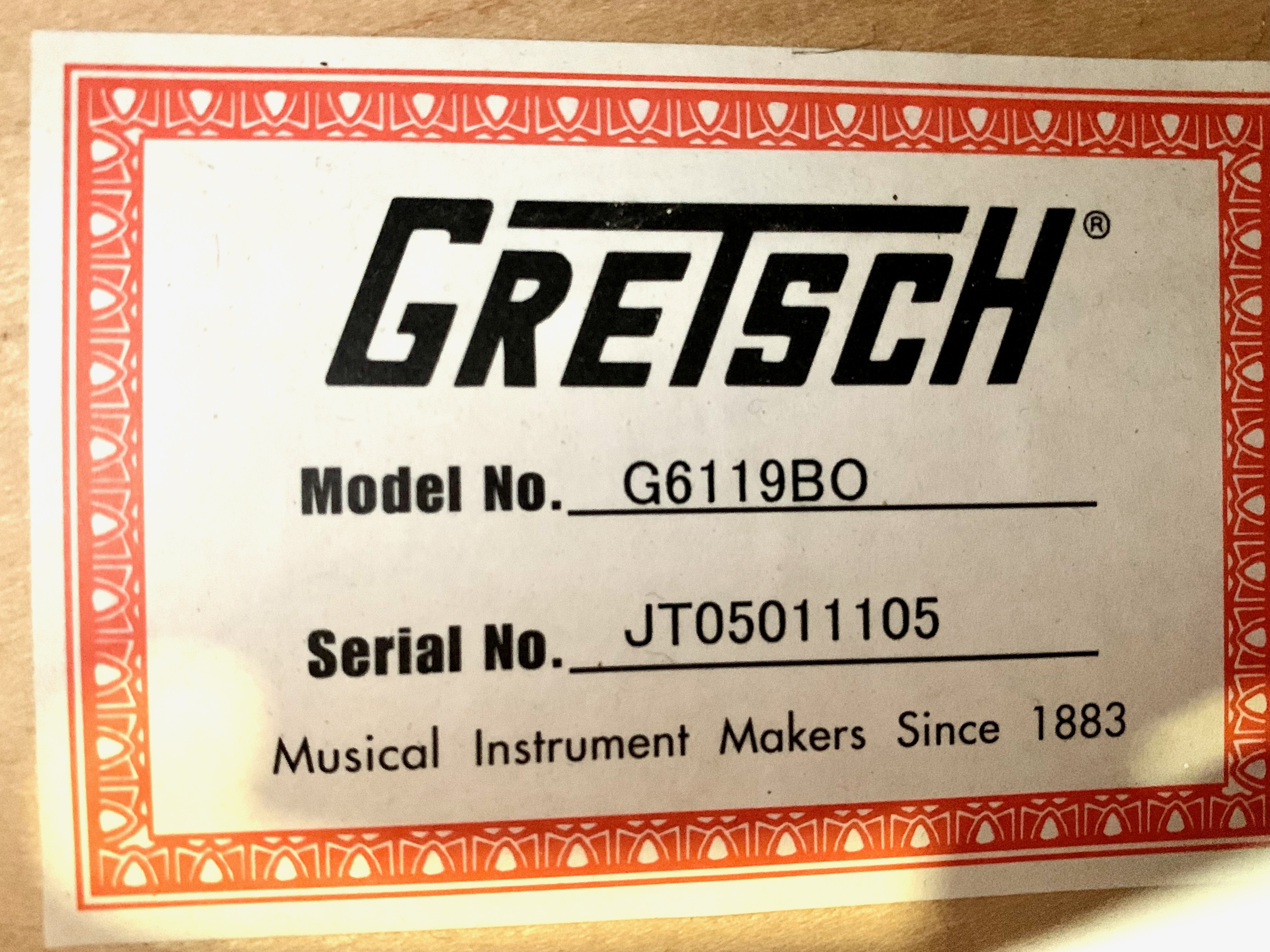 Gretsch G6119B Broadkaster Bass (32043)