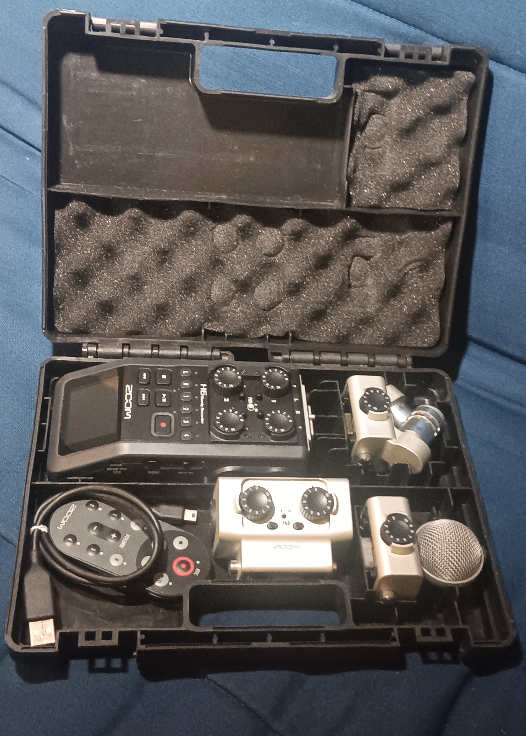 Vend H6 avec module EX6 (6 entrées XLR/Jack)