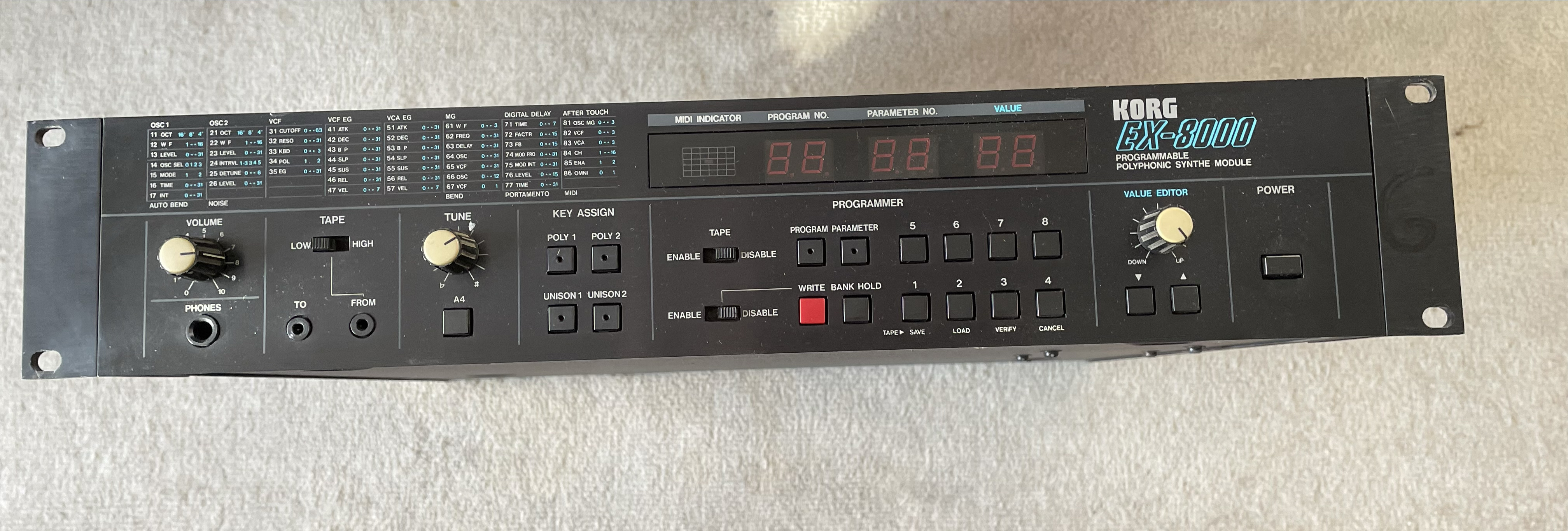 Vends Synthé KORG EX-8000