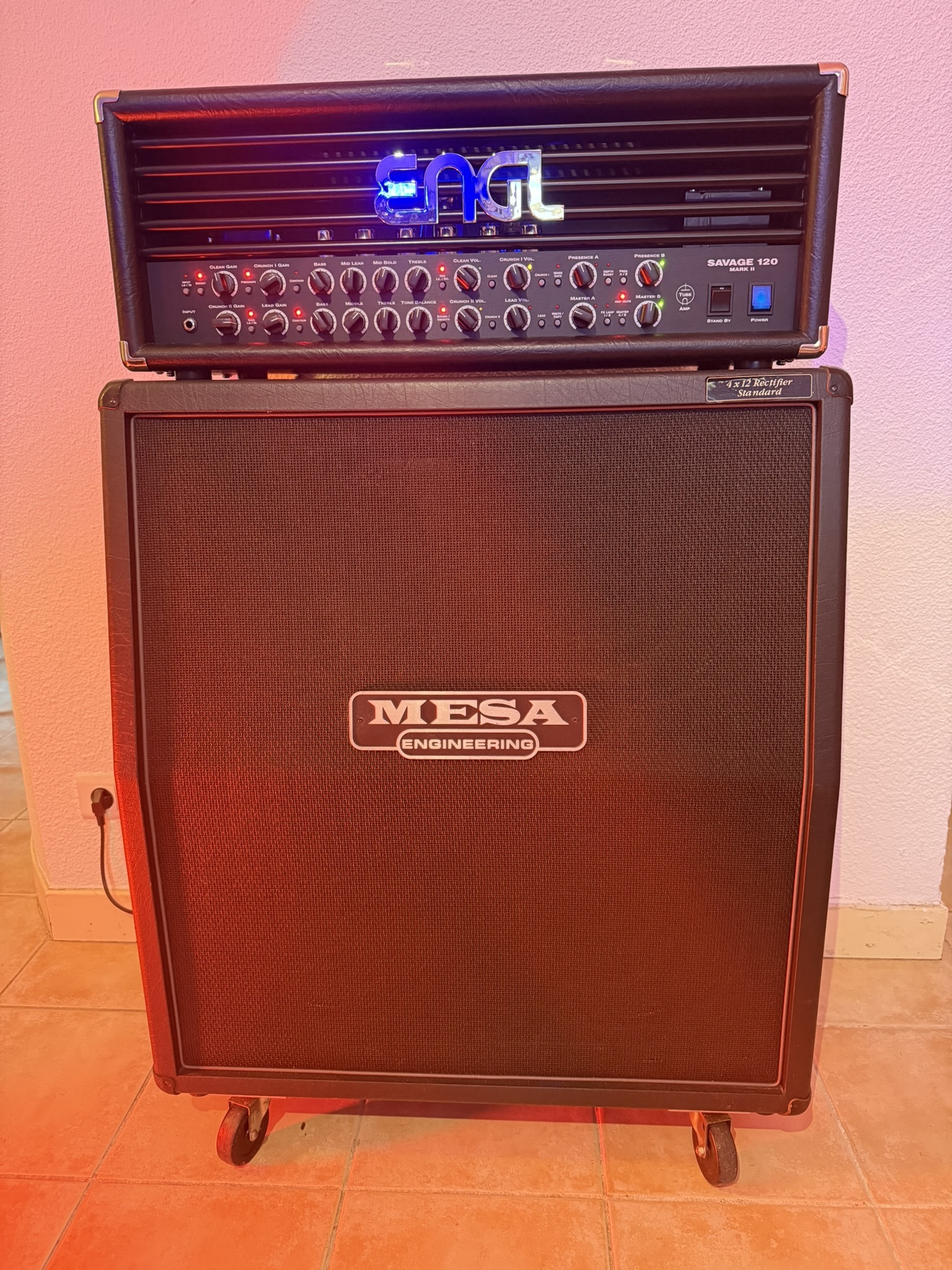 Engl Savage 120 Head Mark II + 4X12 DUAL Rectifier