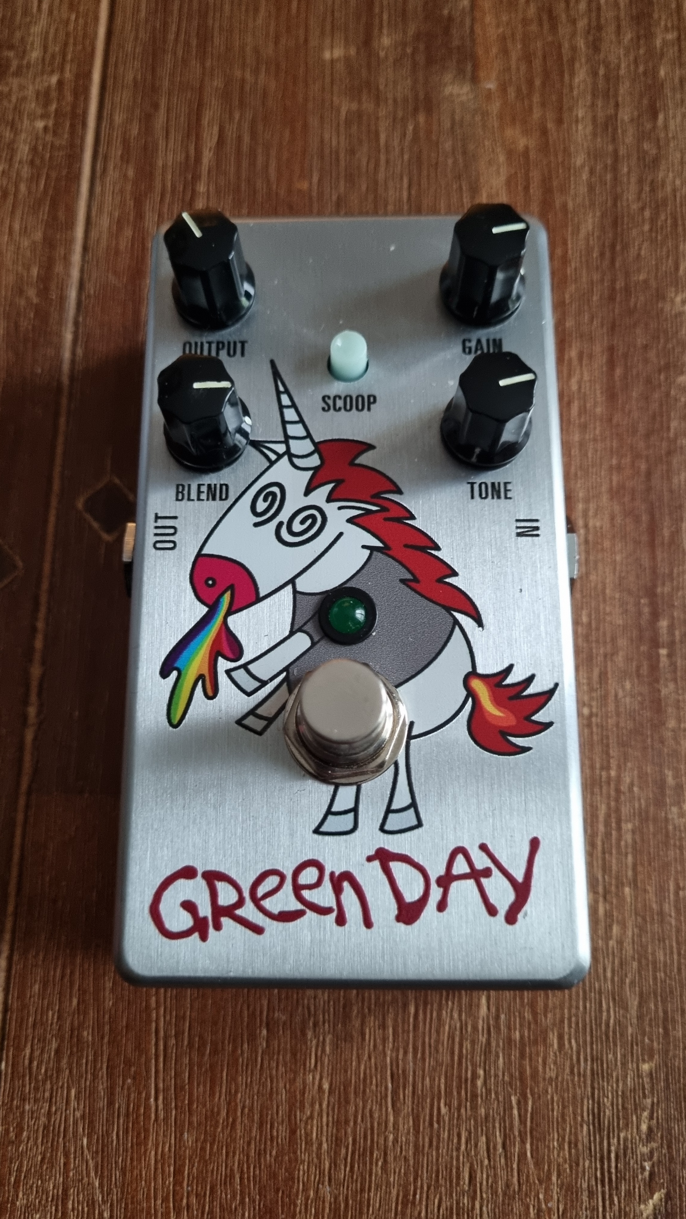 Vends mxr dd25 unicorn greenday