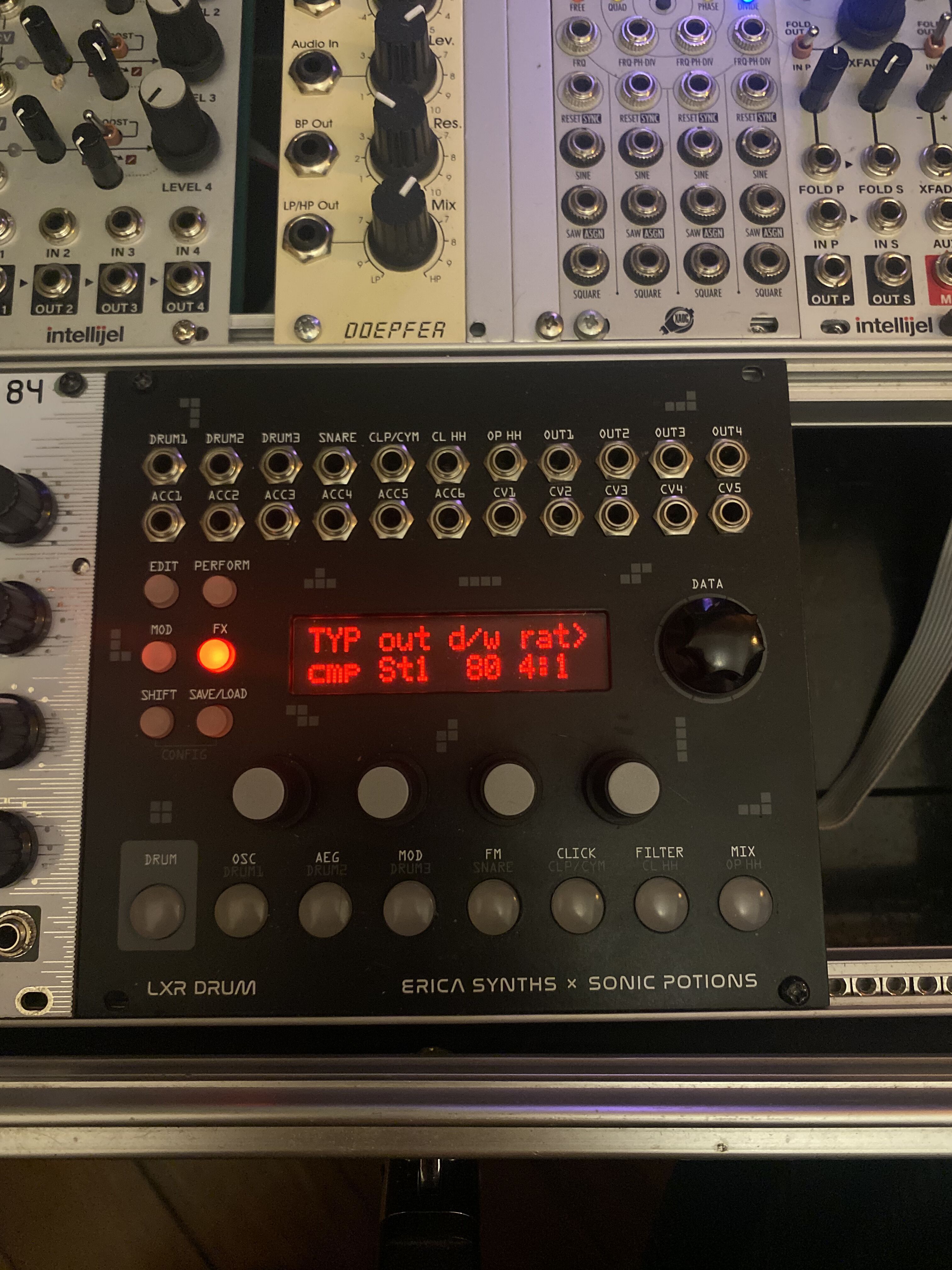 Vends LXR DRUM Erica Synths (plus de modules dans mon profil)