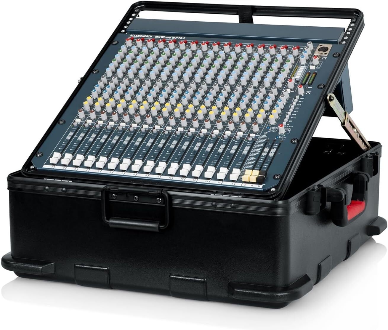 Gator Flight Case moulé G-MIX-12 PU, pour tables de mixage montables en rack jusqu'à 12U