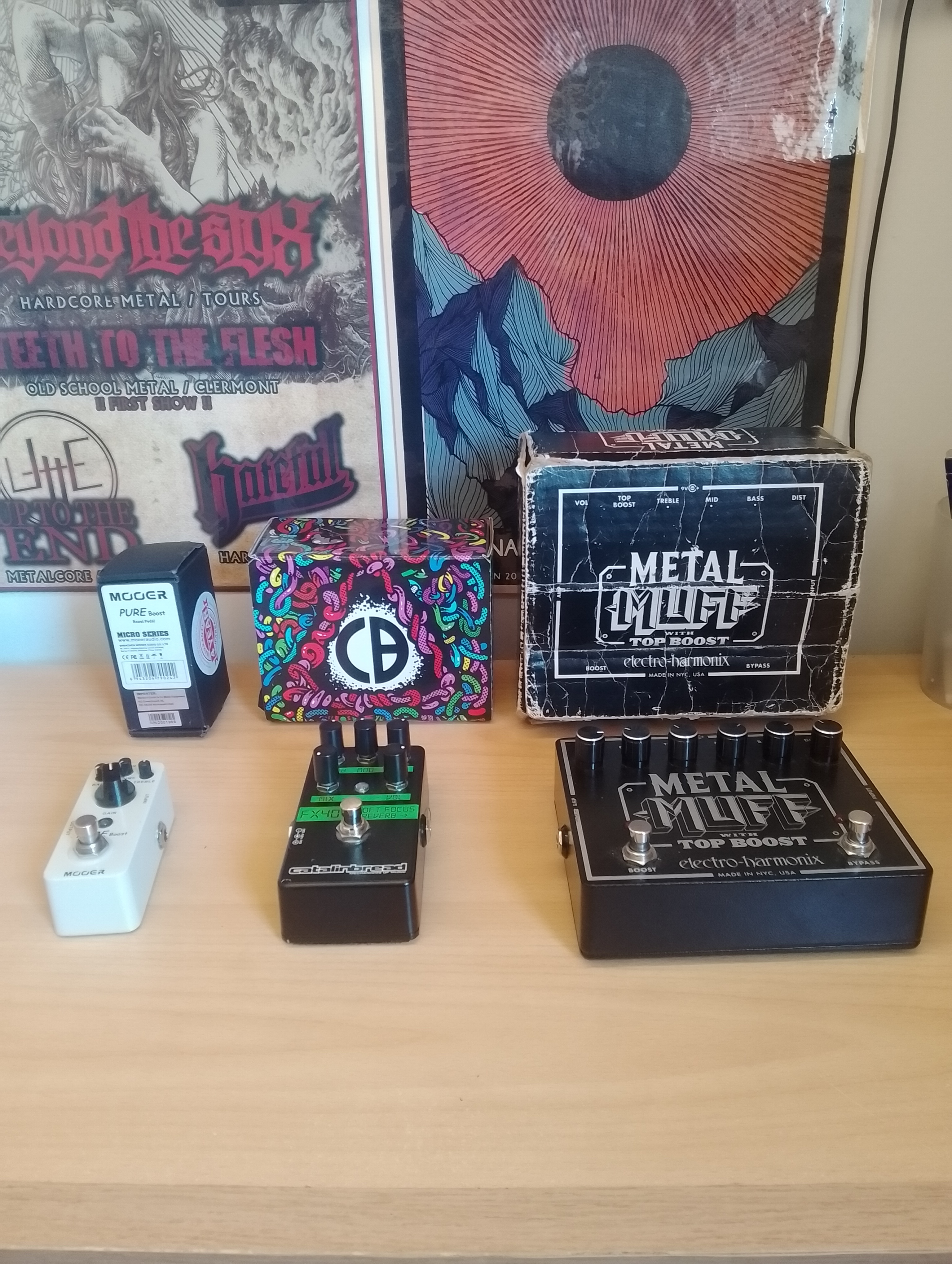 Lot de pédales à vendre 