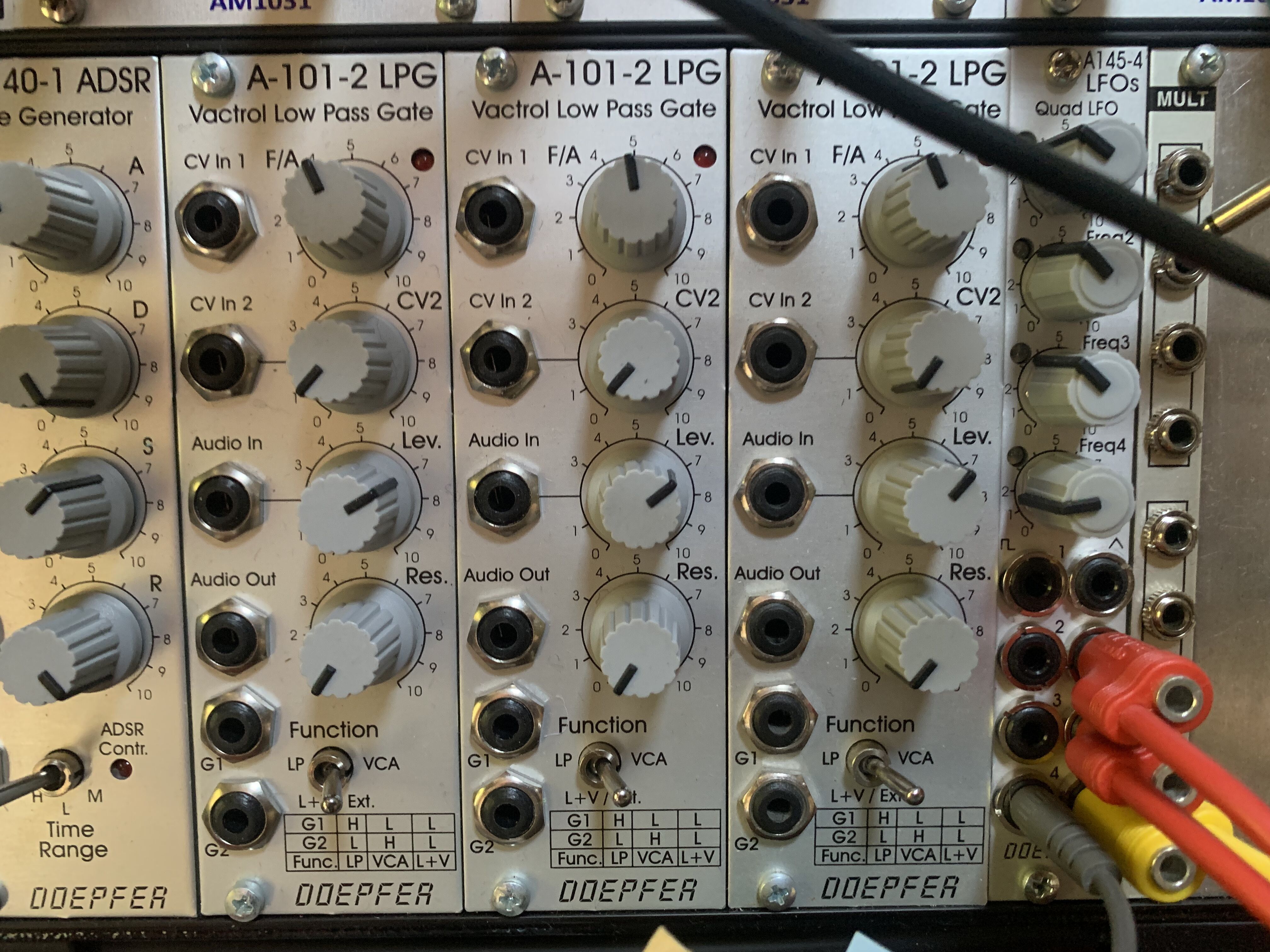 Vends Doefper A-101-2 LPG (Vactrol Low Pass Gate)