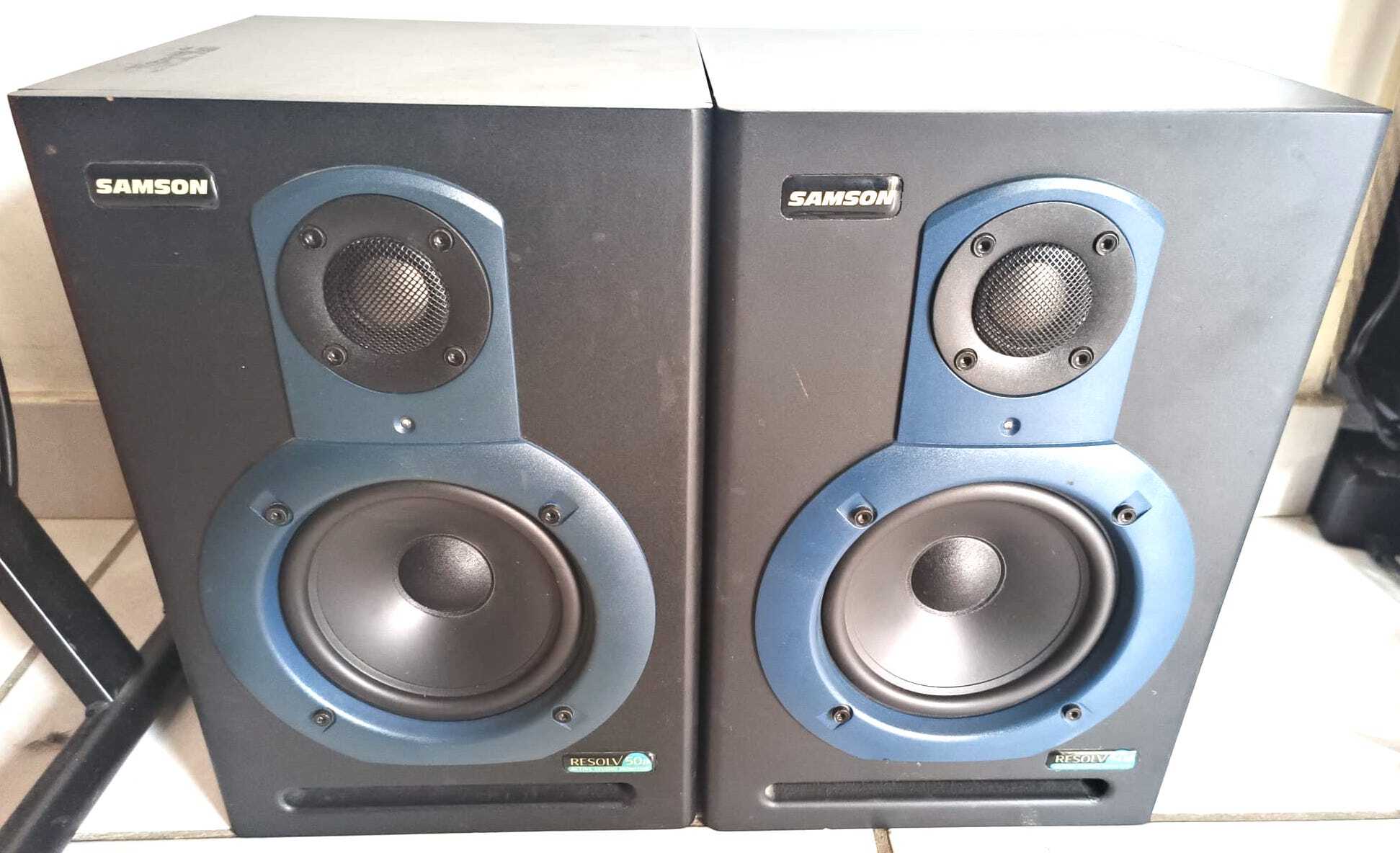 Paire enceintes actives monitor SAMSON RESOLV 50a